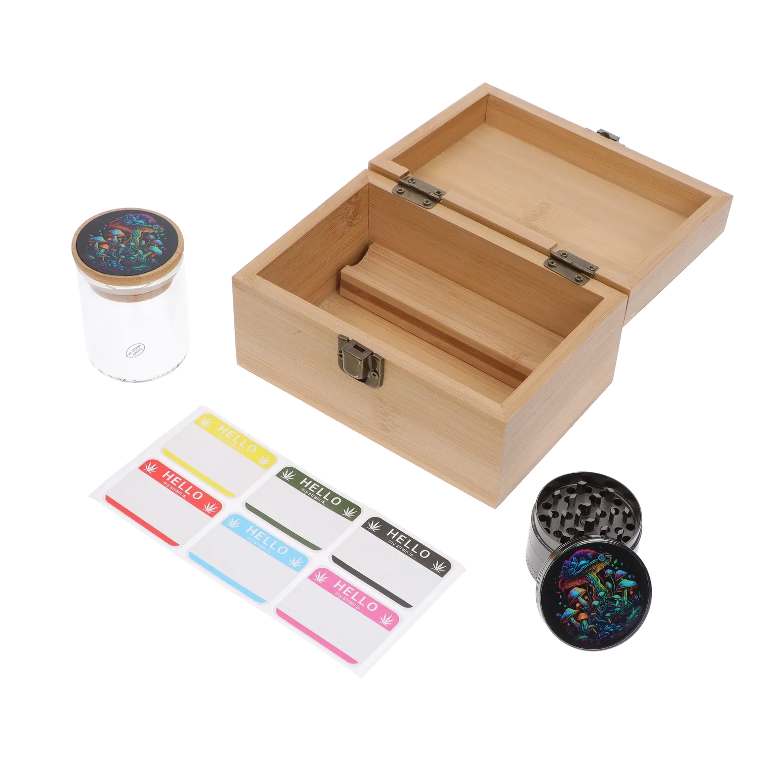 GC Small Bamboo Smoking Kit (Flowing Mushroom )