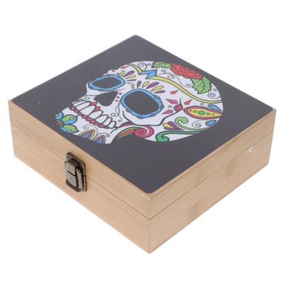 GC Large Bamboo Smoking Kit (Flowing skull )