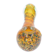GC Swirls and Dots Spoon Pipe - 4.75 in.