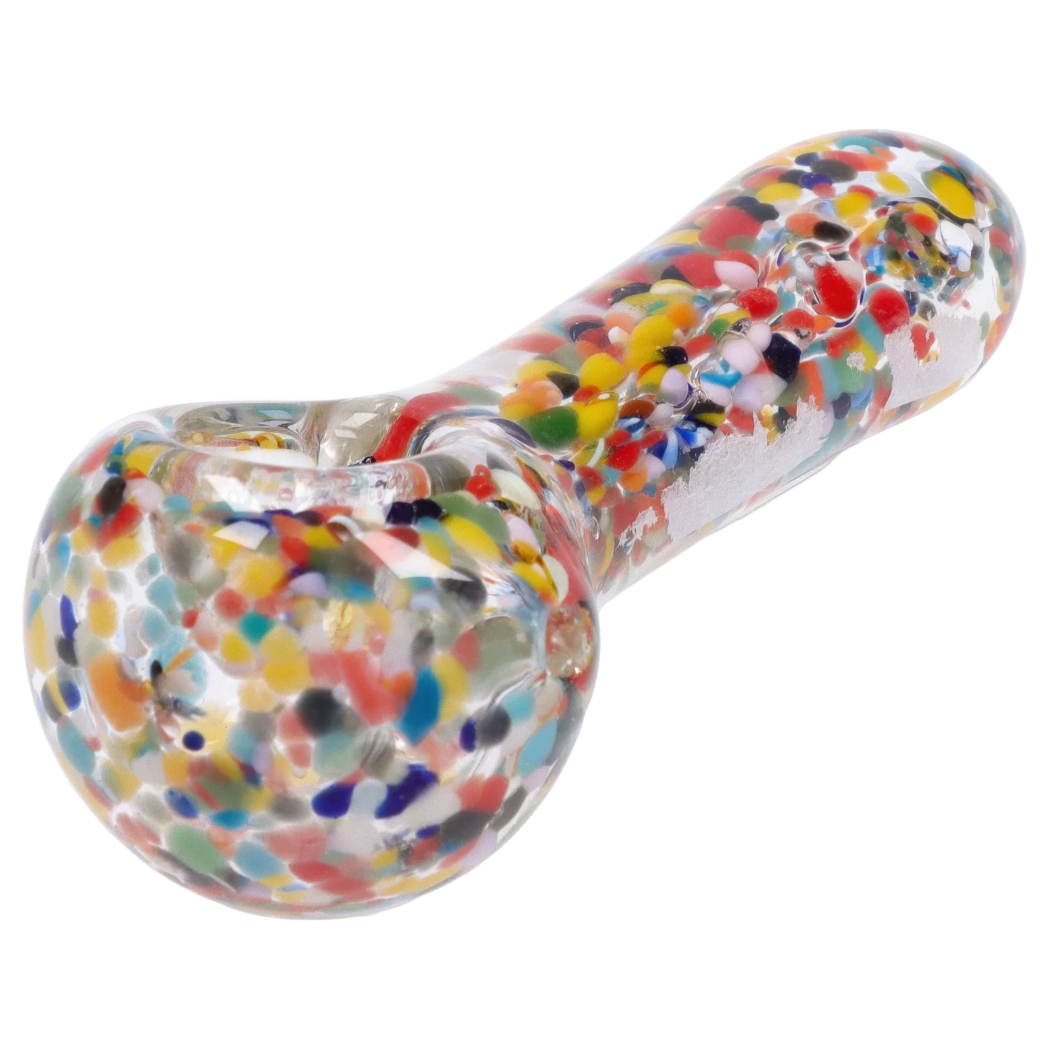 GC 3.5'' Spoon pipe In Clear Speckled