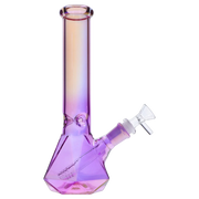GC Ombré Faceted Base Bong - 10 in.