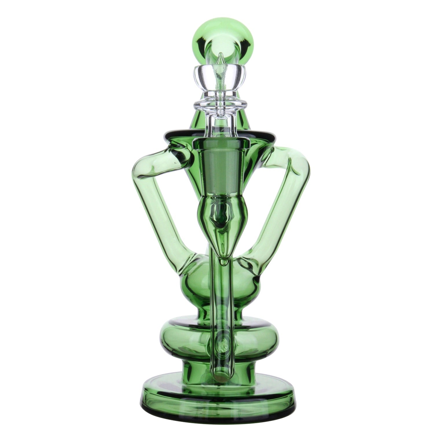 GC Bent Neck Recycler Dual Use Bong - 6.8 in.