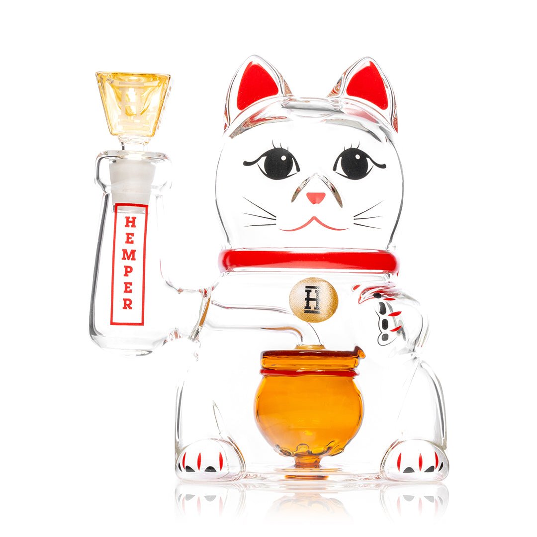 Hemper Lucky Cat Glass Bong