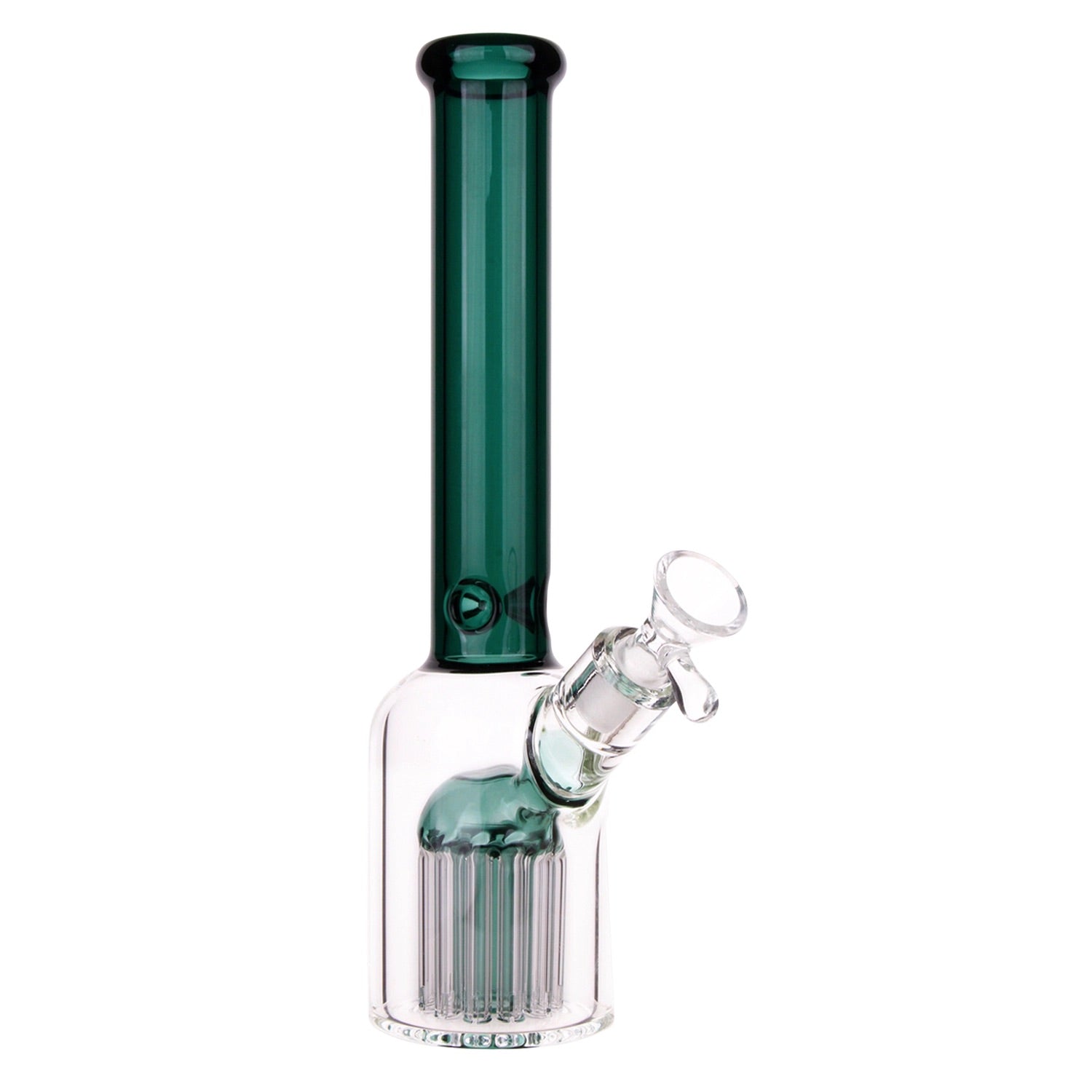 GC Color Tube & Tree Perc Rounded Beaker Bong - 10.5 in.