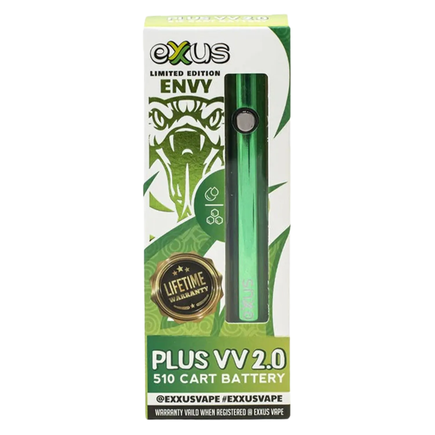 Exxus Vape Plus VV 2.0 Cartridge Vaporizer