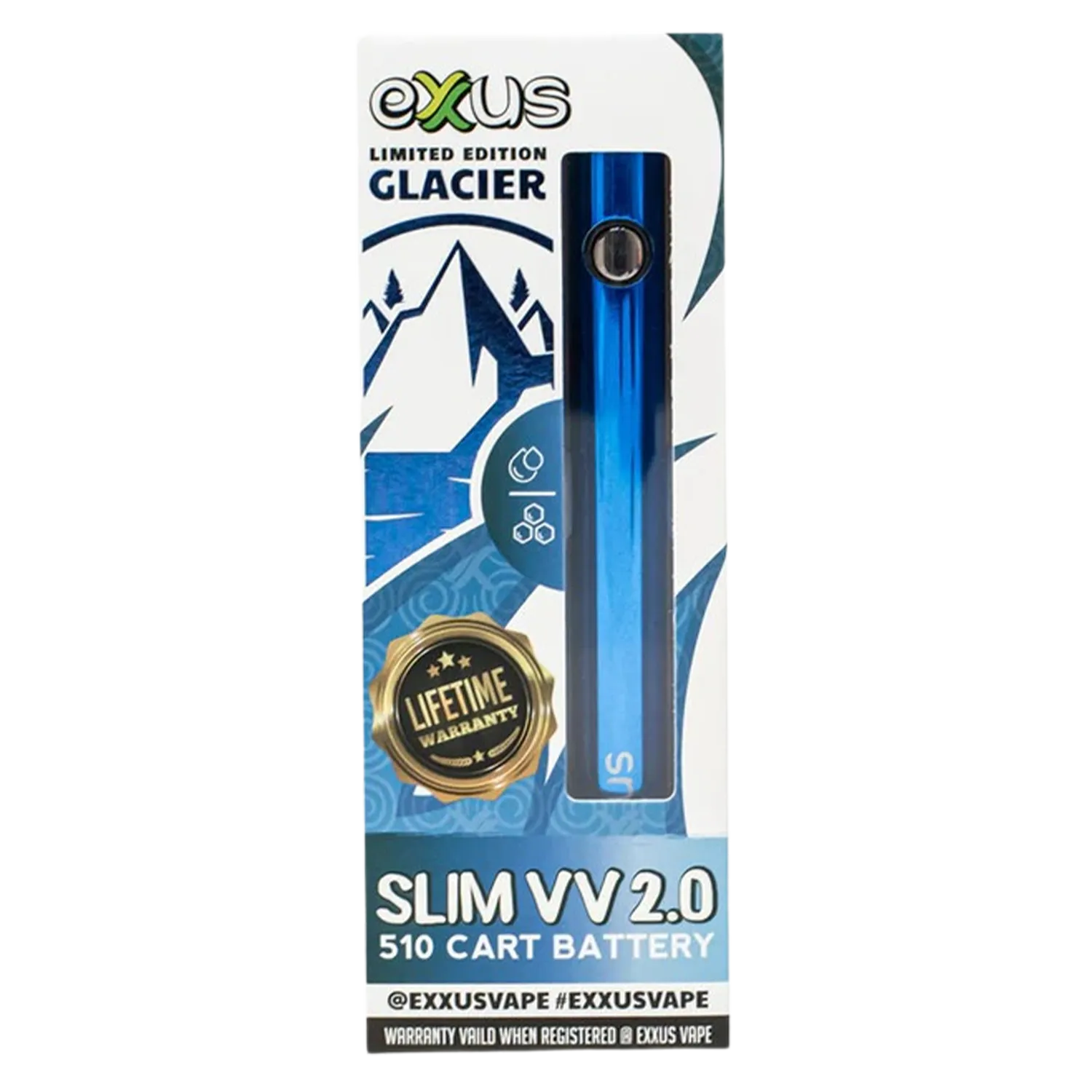 Exxus Vape Slim VV 2.0 Cartridge Vaporizer