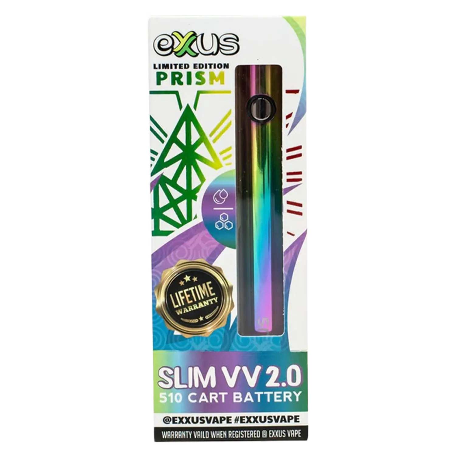 Exxus Vape Slim VV 2.0 Cartridge Vaporizer