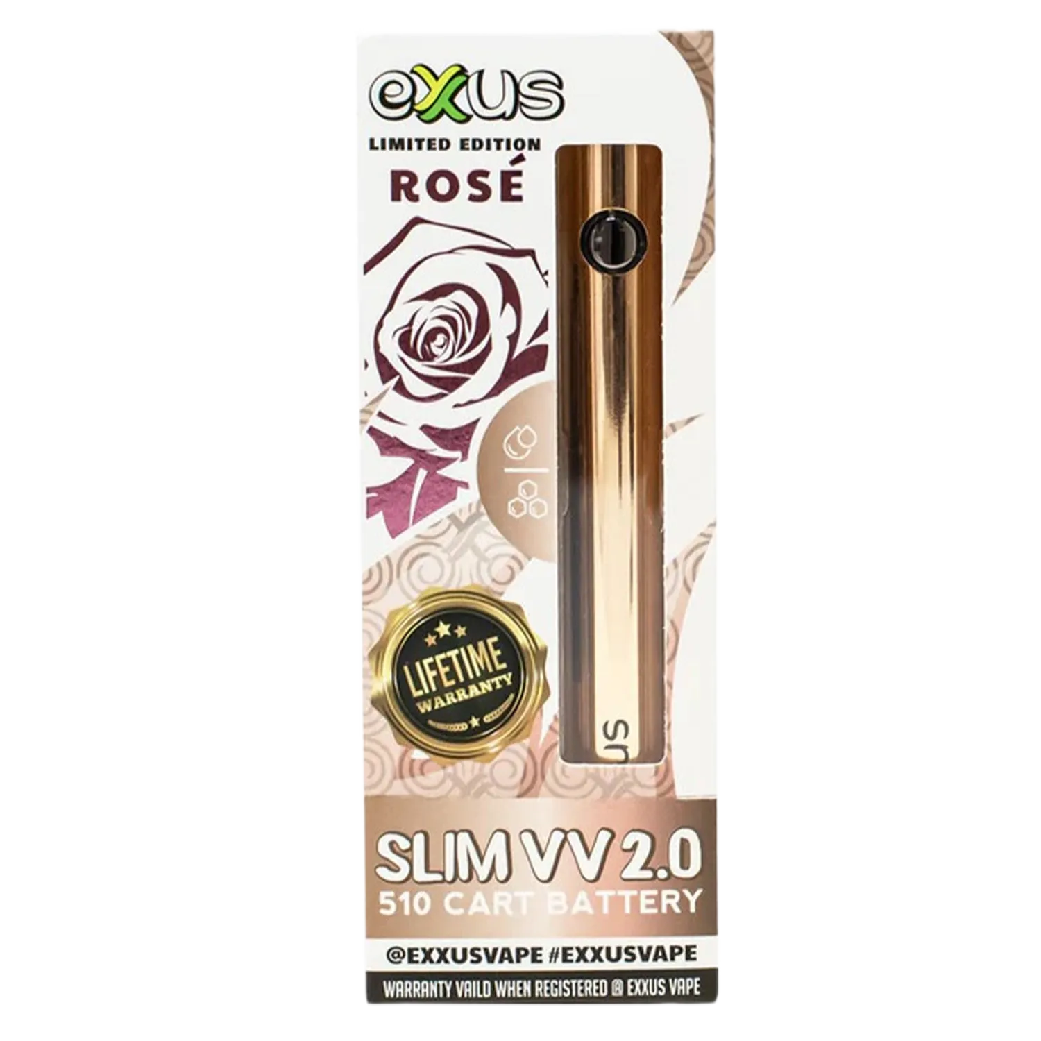 Exxus Vape Slim VV 2.0 Cartridge Vaporizer