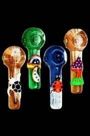 Freezable Glycerin Glitter Glow Spoon Pipe