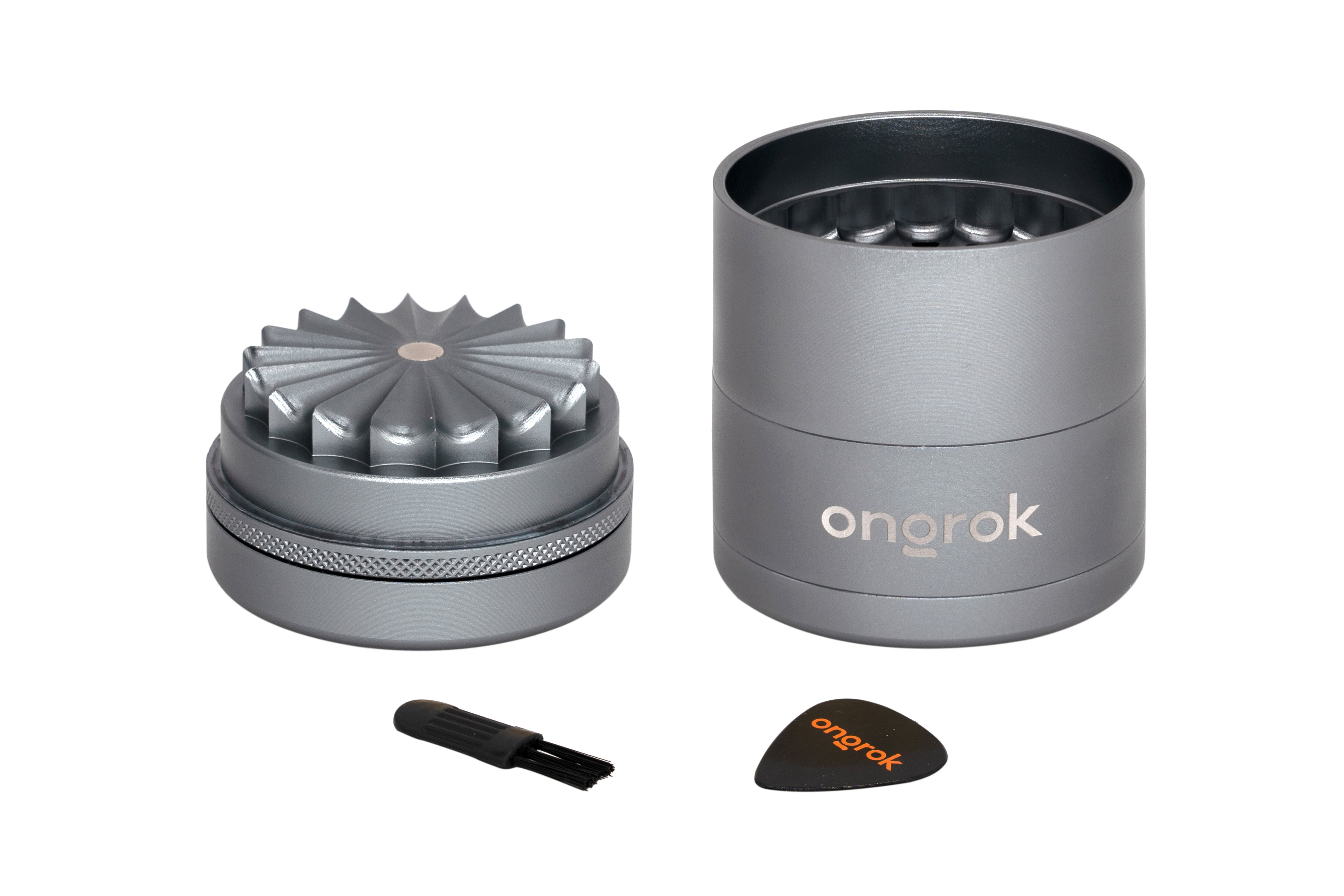 ONGROK 5 Piece Storage Grinder Mini 5 Piece, Flower Petal Toothless Grinder (2.2 inch)