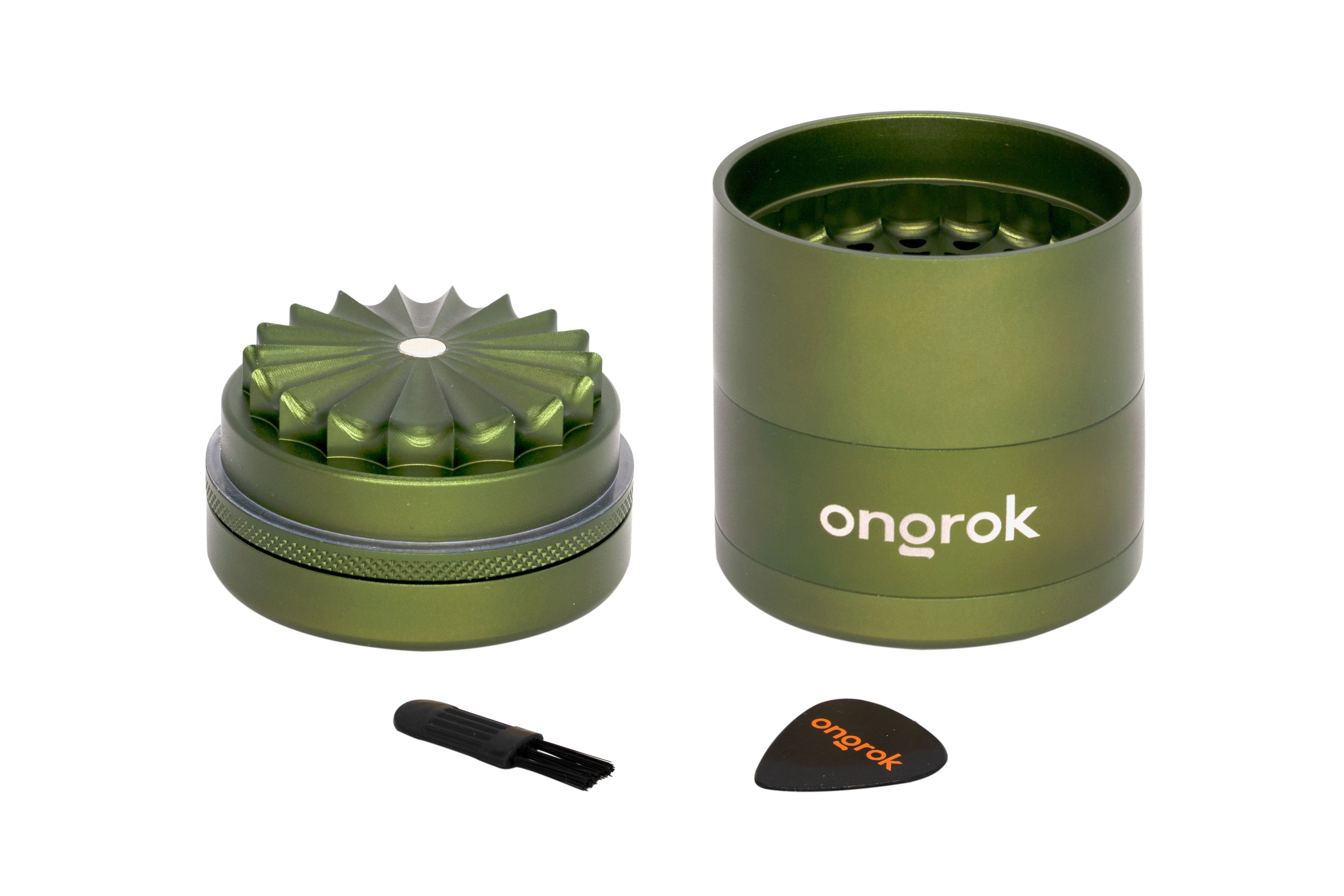 ONGROK 5 Piece Storage Grinder Mini 5 Piece, Flower Petal Toothless Grinder (2.2 inch)