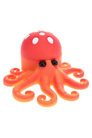 Primate Glass Octopus Metal Herb Grinder “Tentacle Twist” – 1¾″ – Assorted Colors