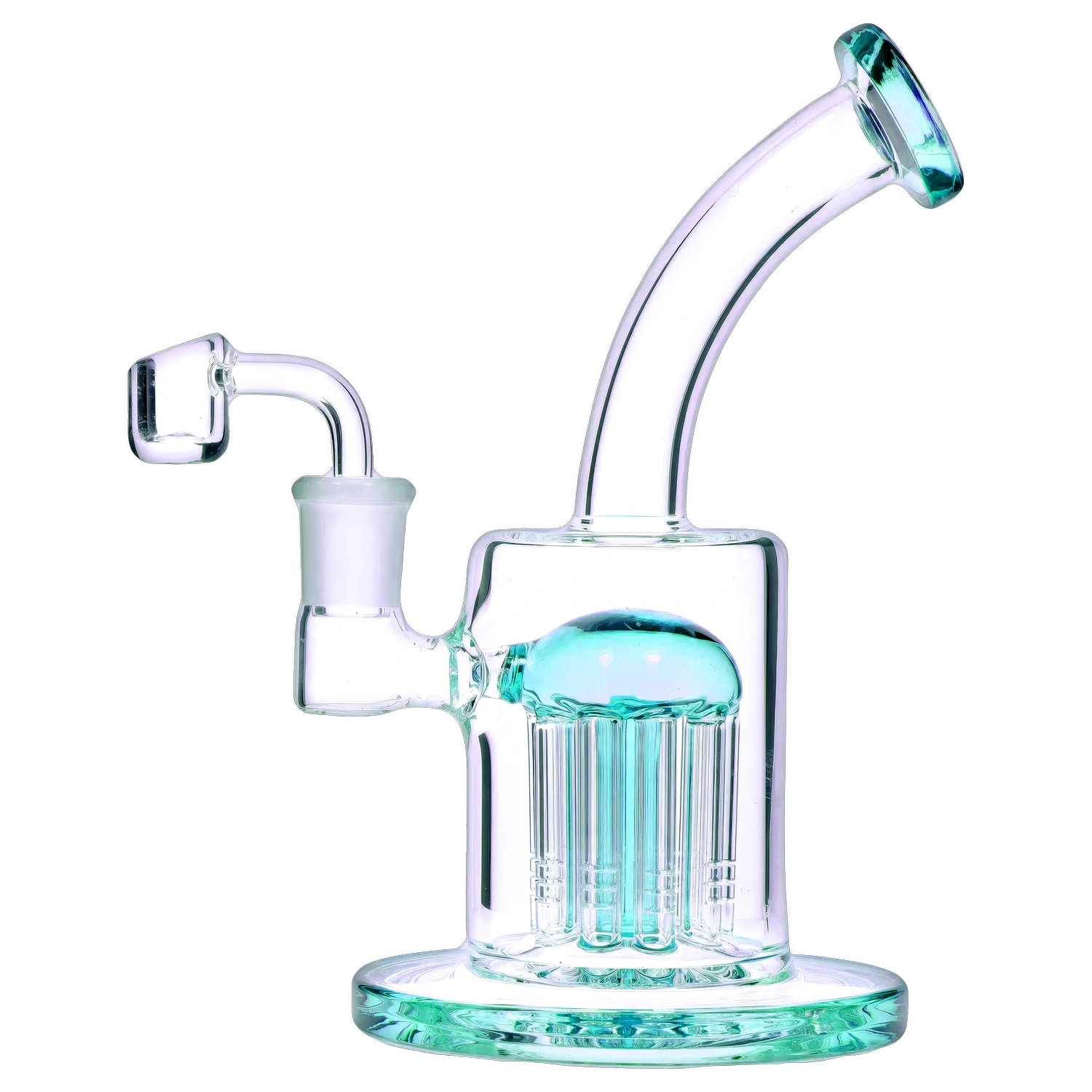 GC Bent Neck w/ Tree Perc Dab Rig - 8 in.