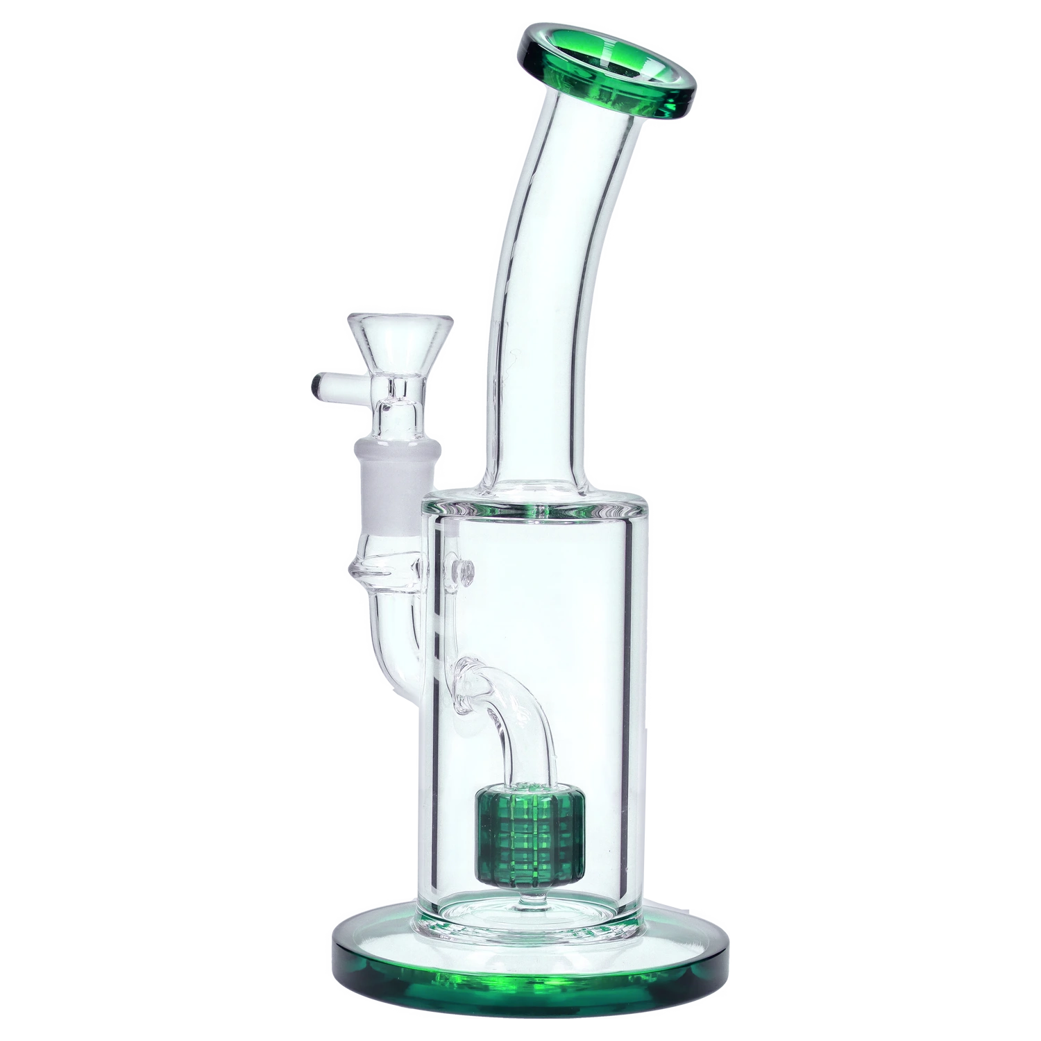GC Bent Neck w/ Matrix Perc Water Pipe - 9 in.