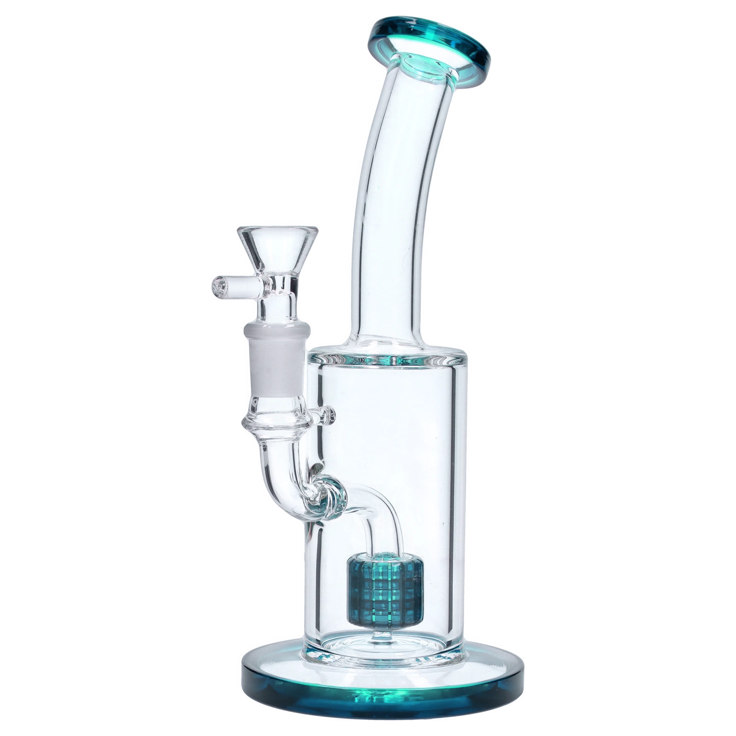 GC Bent Neck w/ Matrix Perc Water Pipe - 9 in.