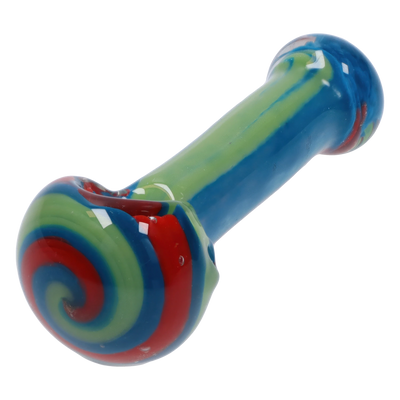 GC 3-inch Glass Multi-Color Dots Hand Pipe