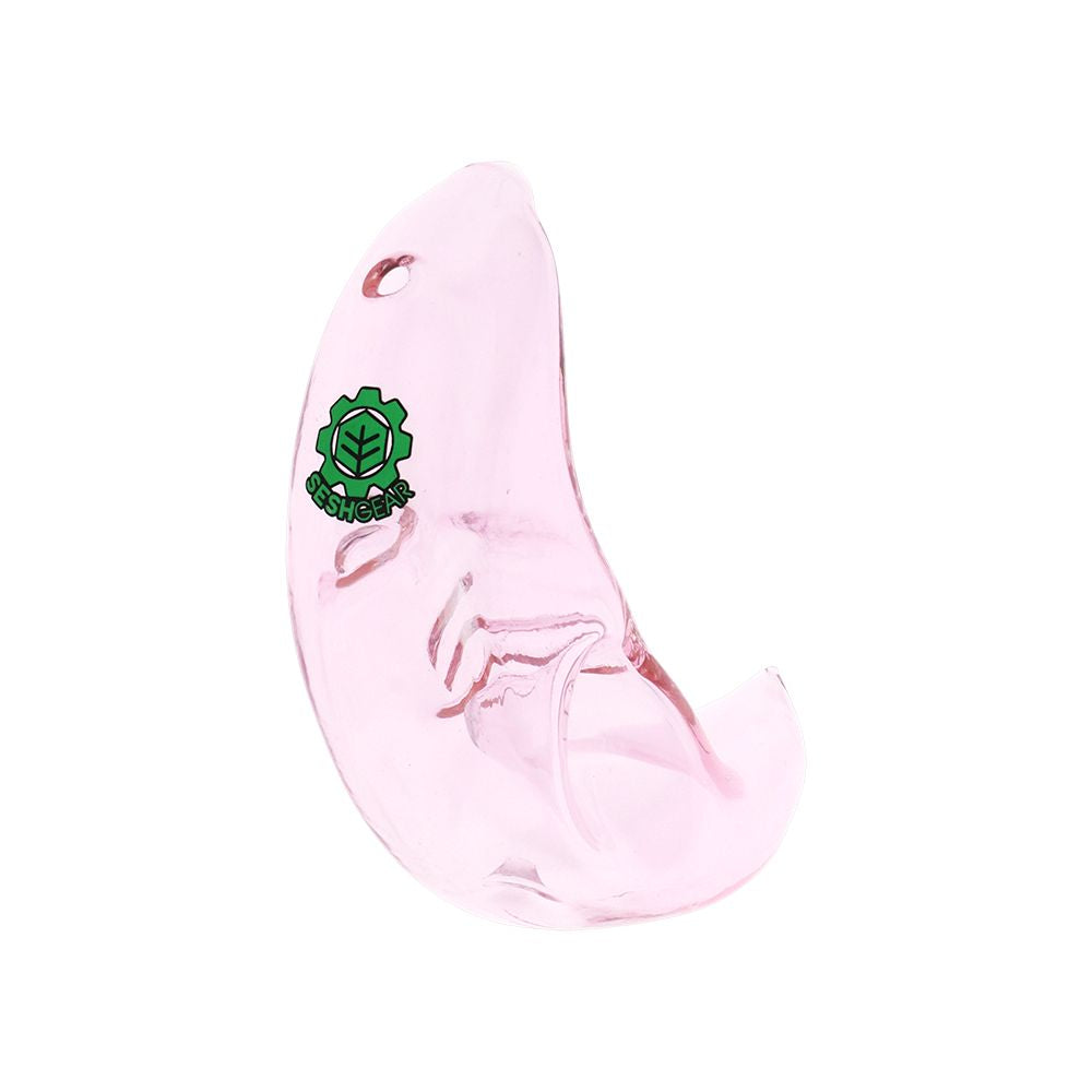 SeshGear Over the Moon Glass Hand Pipe - 3.75"