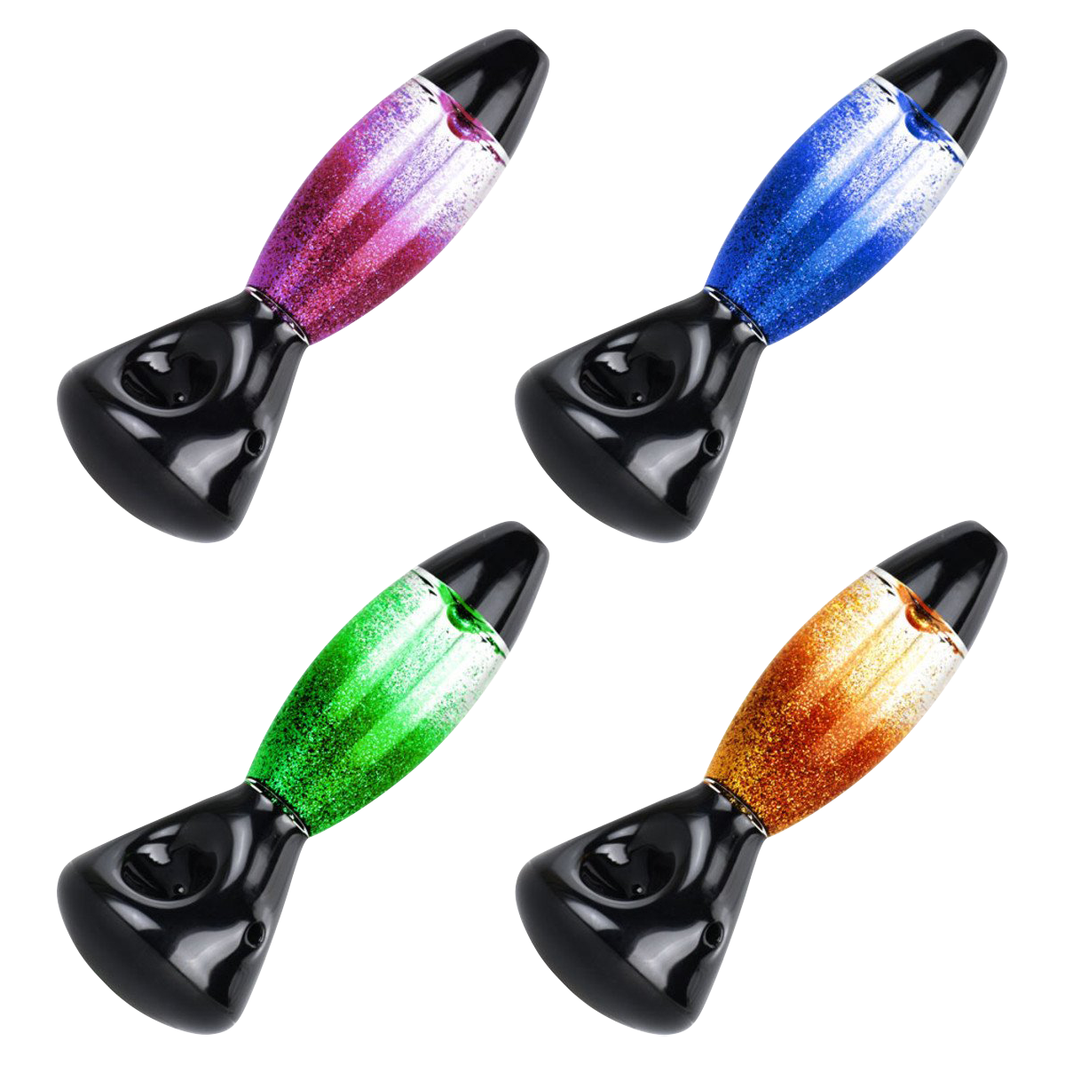 Lava Lamp Freezable Glycerin Hand Pipe