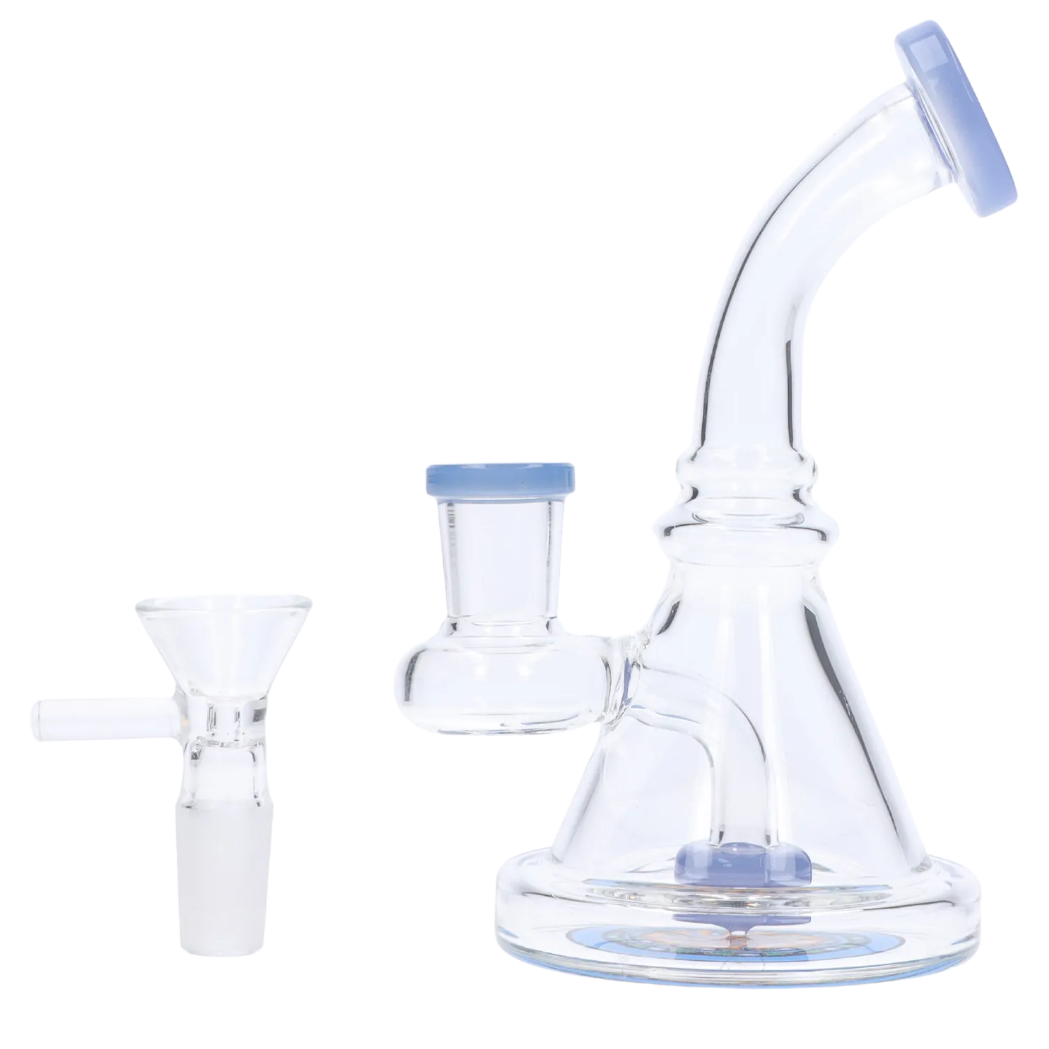 GC Bent Neck Reversable Bottom w/ Perc Bong