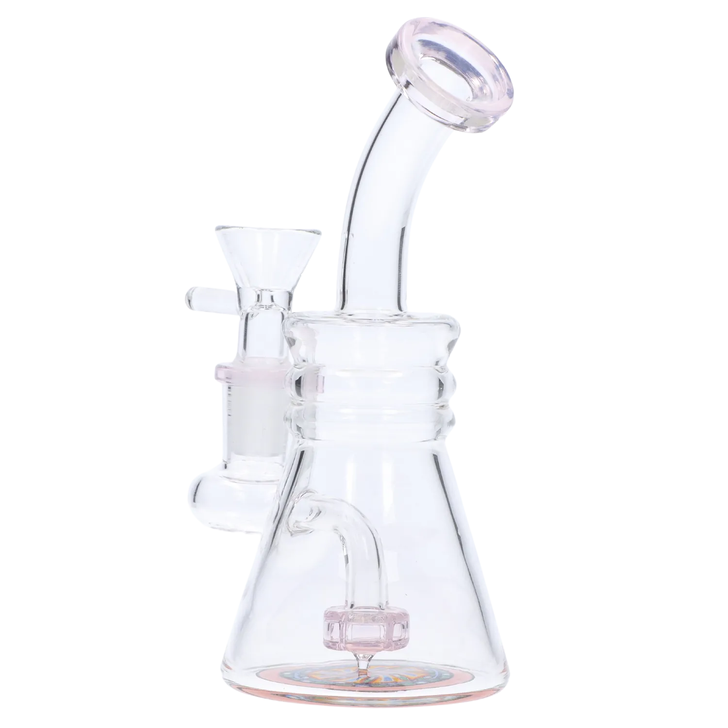 GC Bent Neck Reversable Bottom w/ Perc Bong