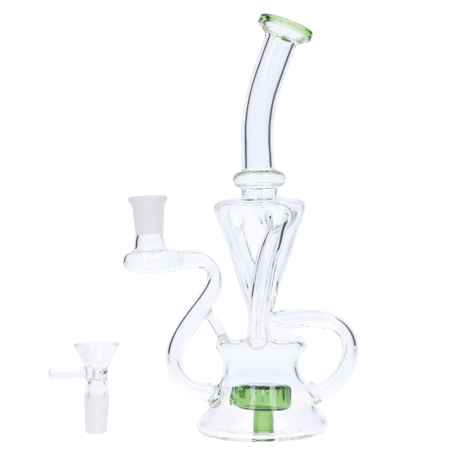 GC Electroplated Recycler Bong - 9.5 in.