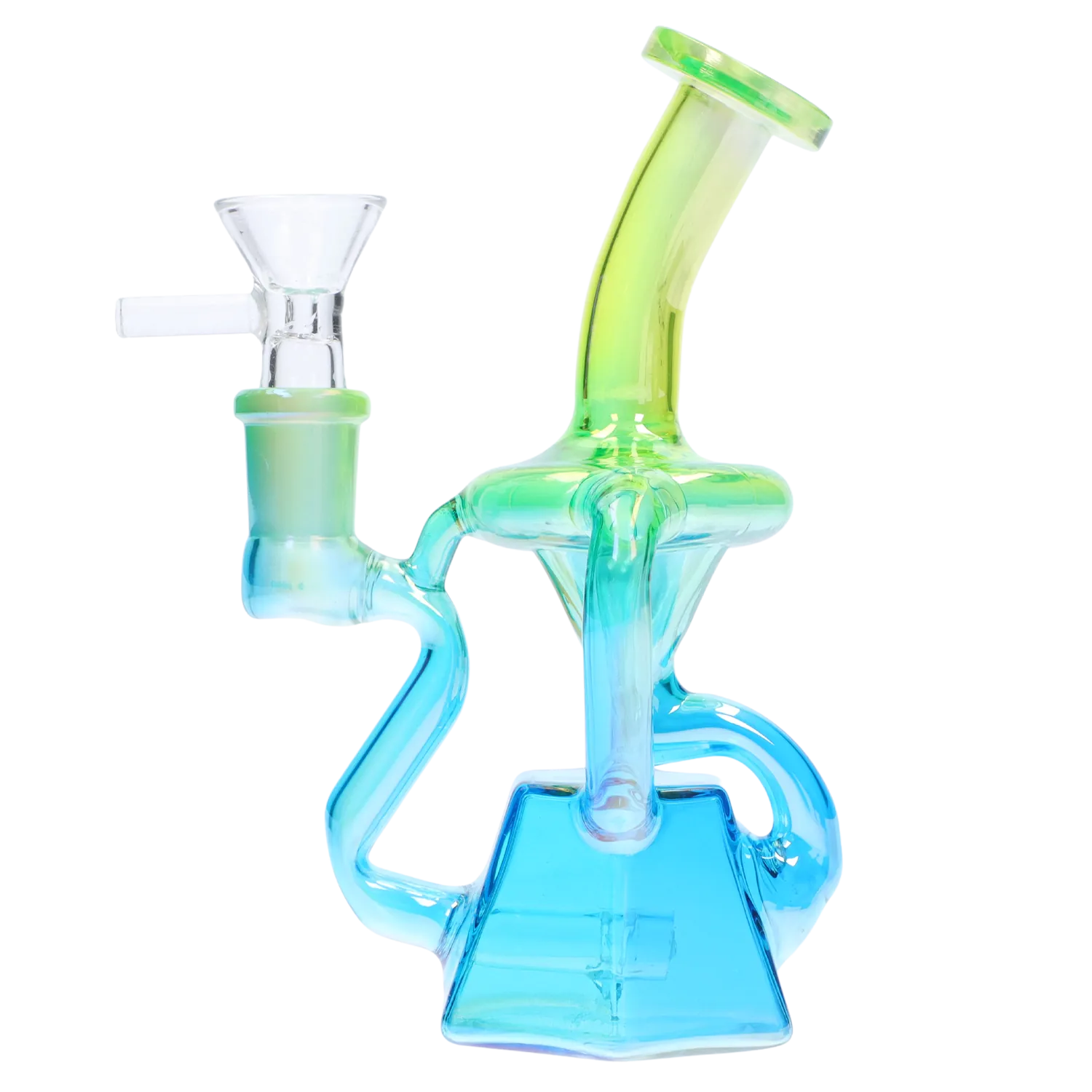 GC Tie-Dye Recycler Bong