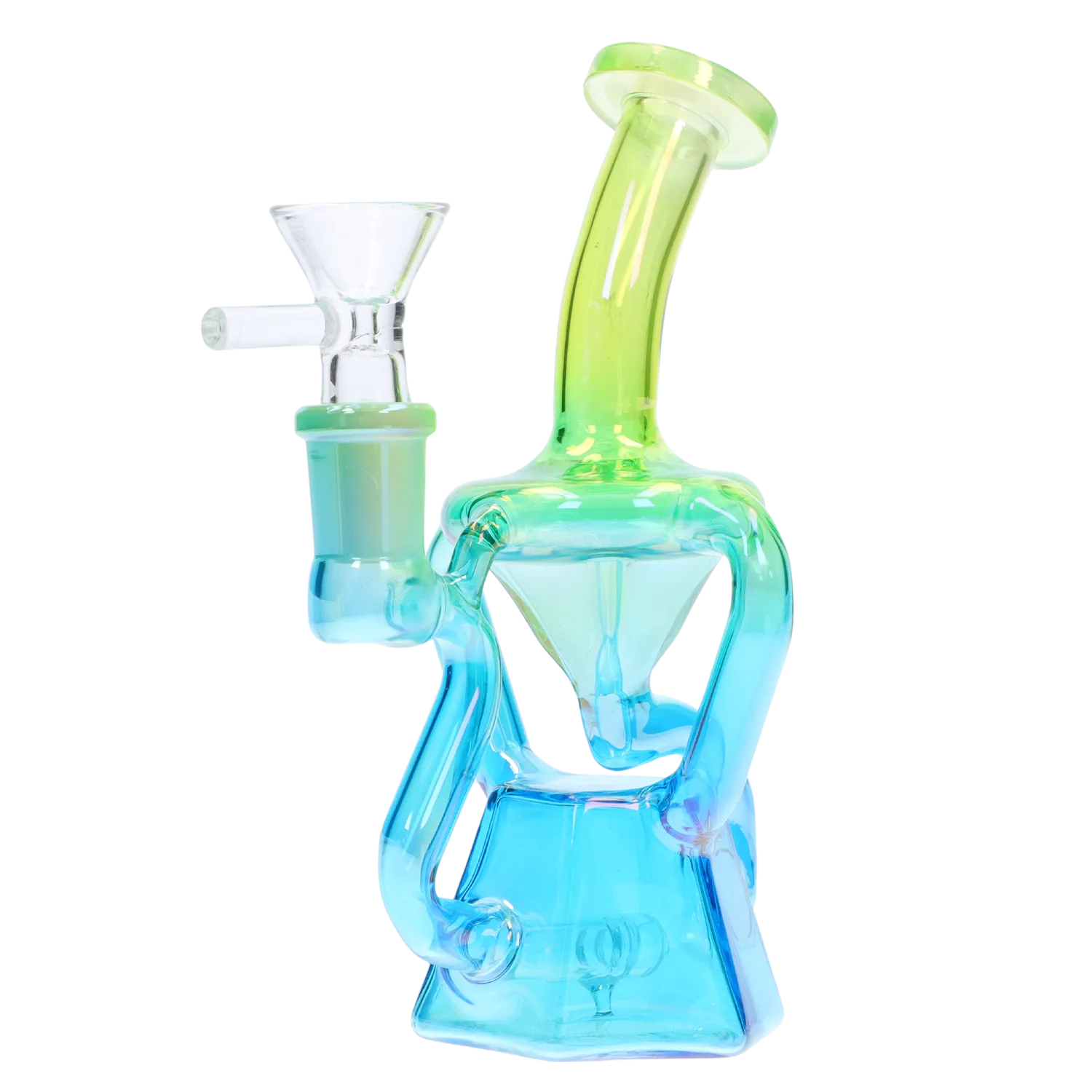 GC Tie-Dye Recycler Bong