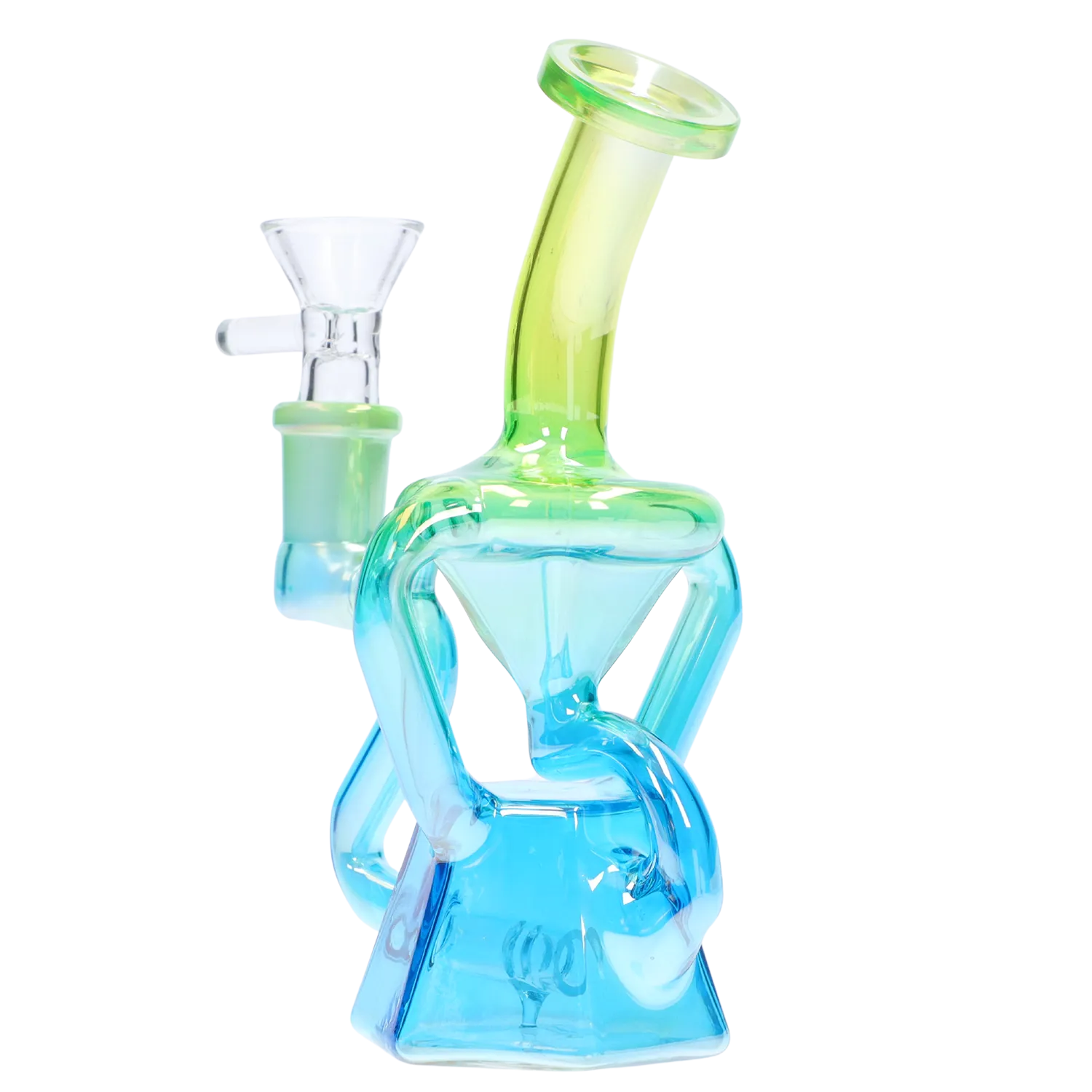 GC Tie-Dye Recycler Bong