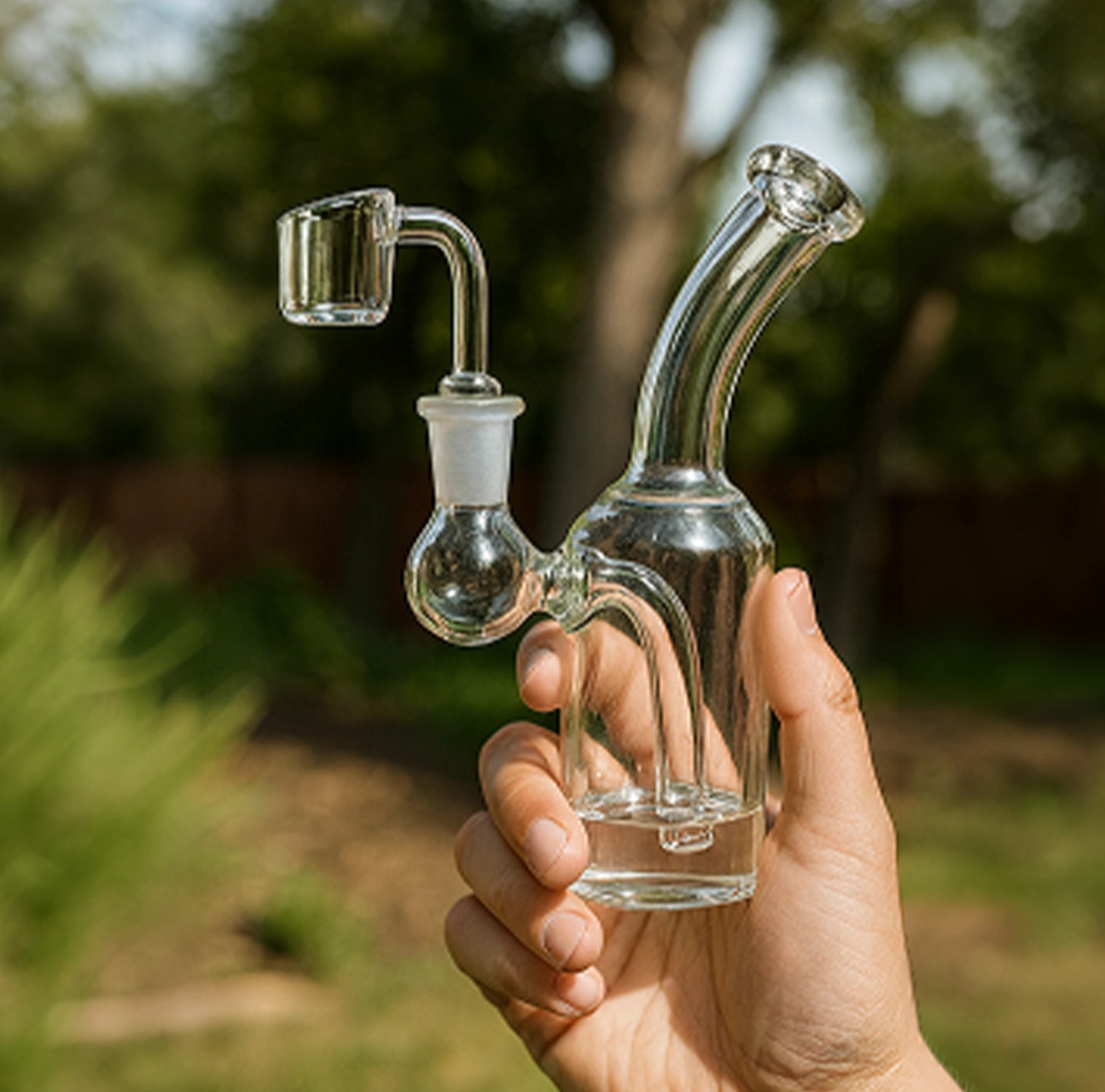 LA Pipes Mini Bent Neck Dab Rig