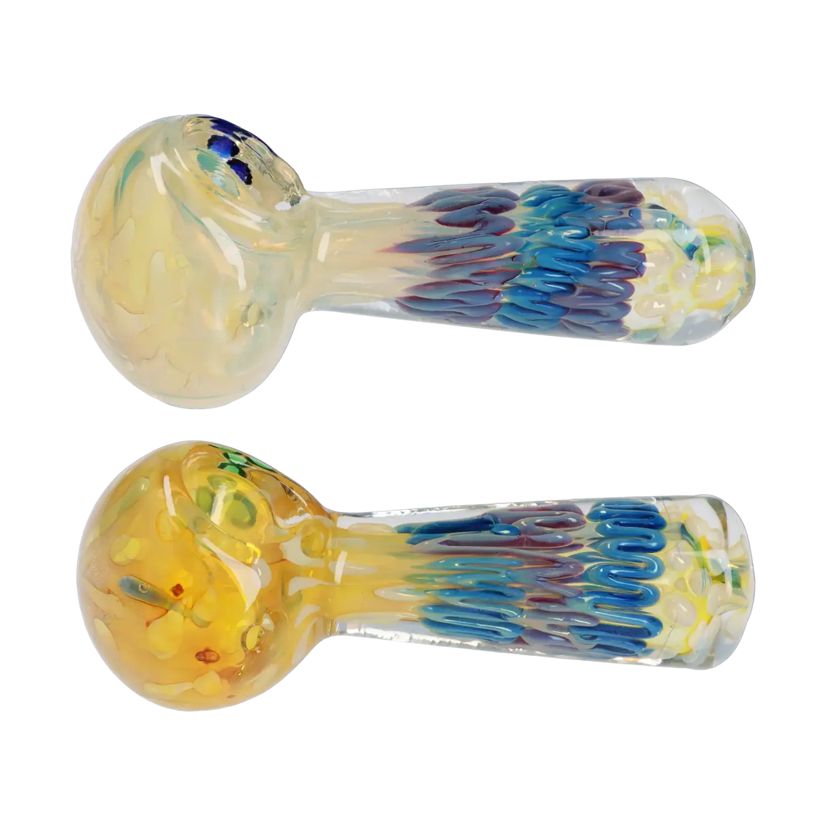 GC Twisting Color Wrap Spoon Pipe - 4in.