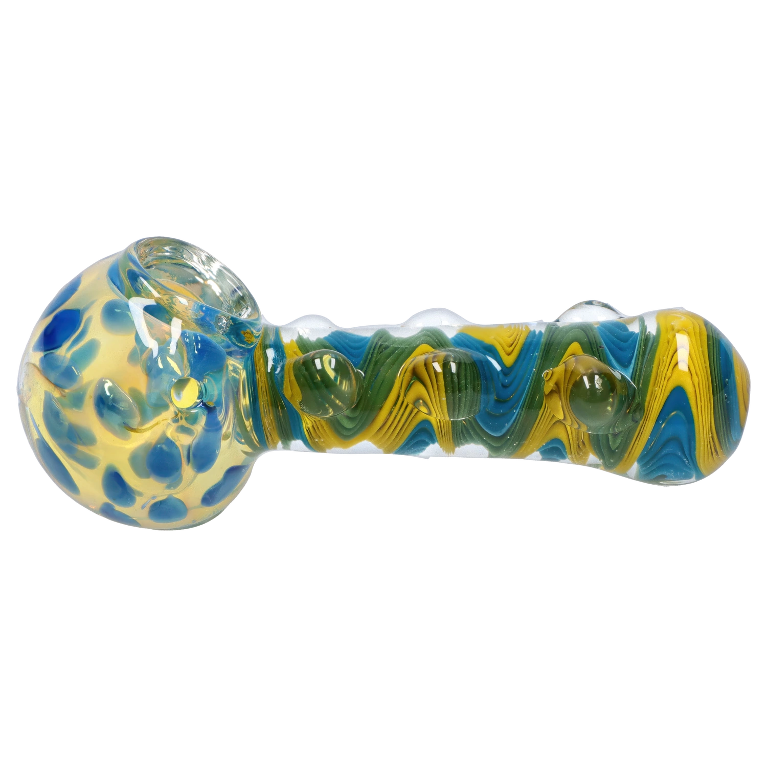 GC Bumpy Color Twist Fume Spoon Pipe