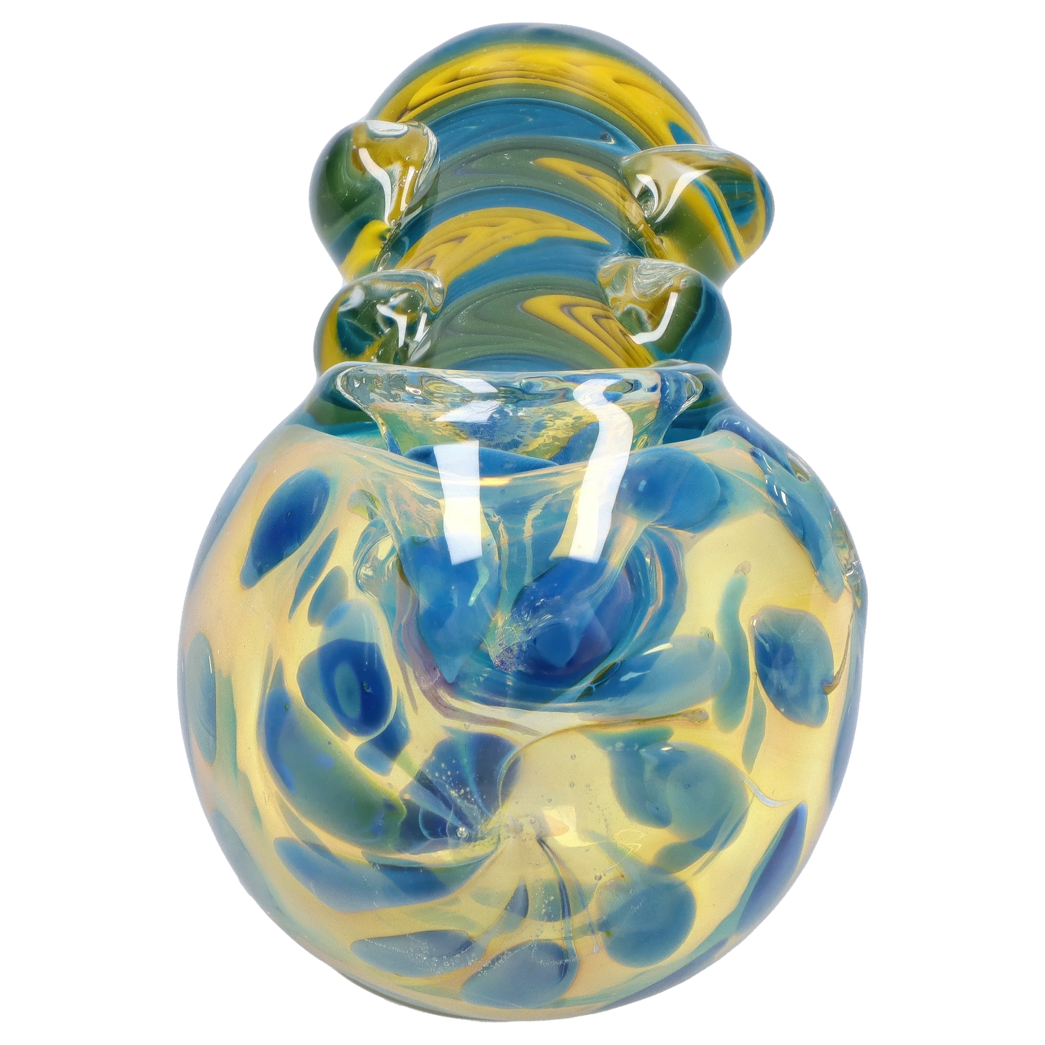 GC Bumpy Color Twist Fume Spoon Pipe