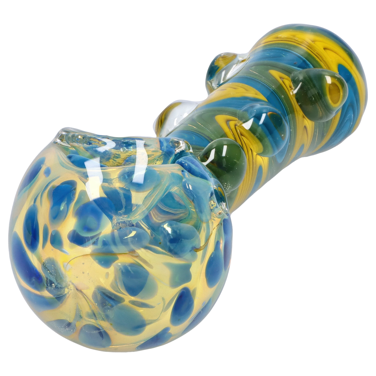 GC Bumpy Color Twist Fume Spoon Pipe