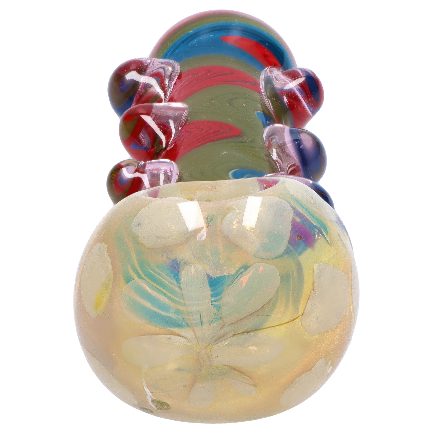 GC Bumpy Color Twist Fume Spoon Pipe
