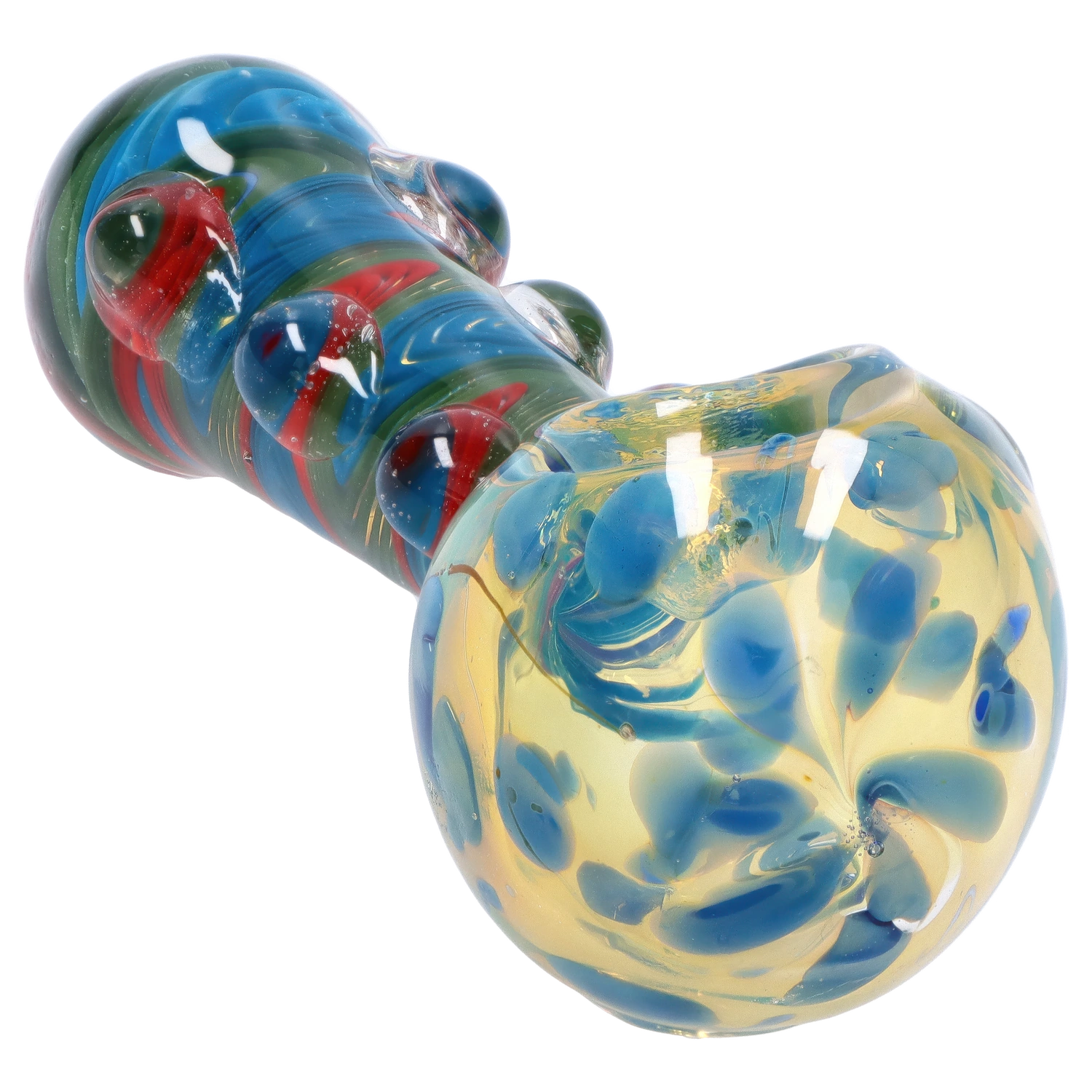 GC Bumpy Color Twist Fume Spoon Pipe
