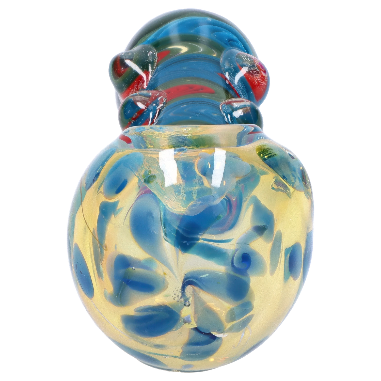GC Bumpy Color Twist Fume Spoon Pipe