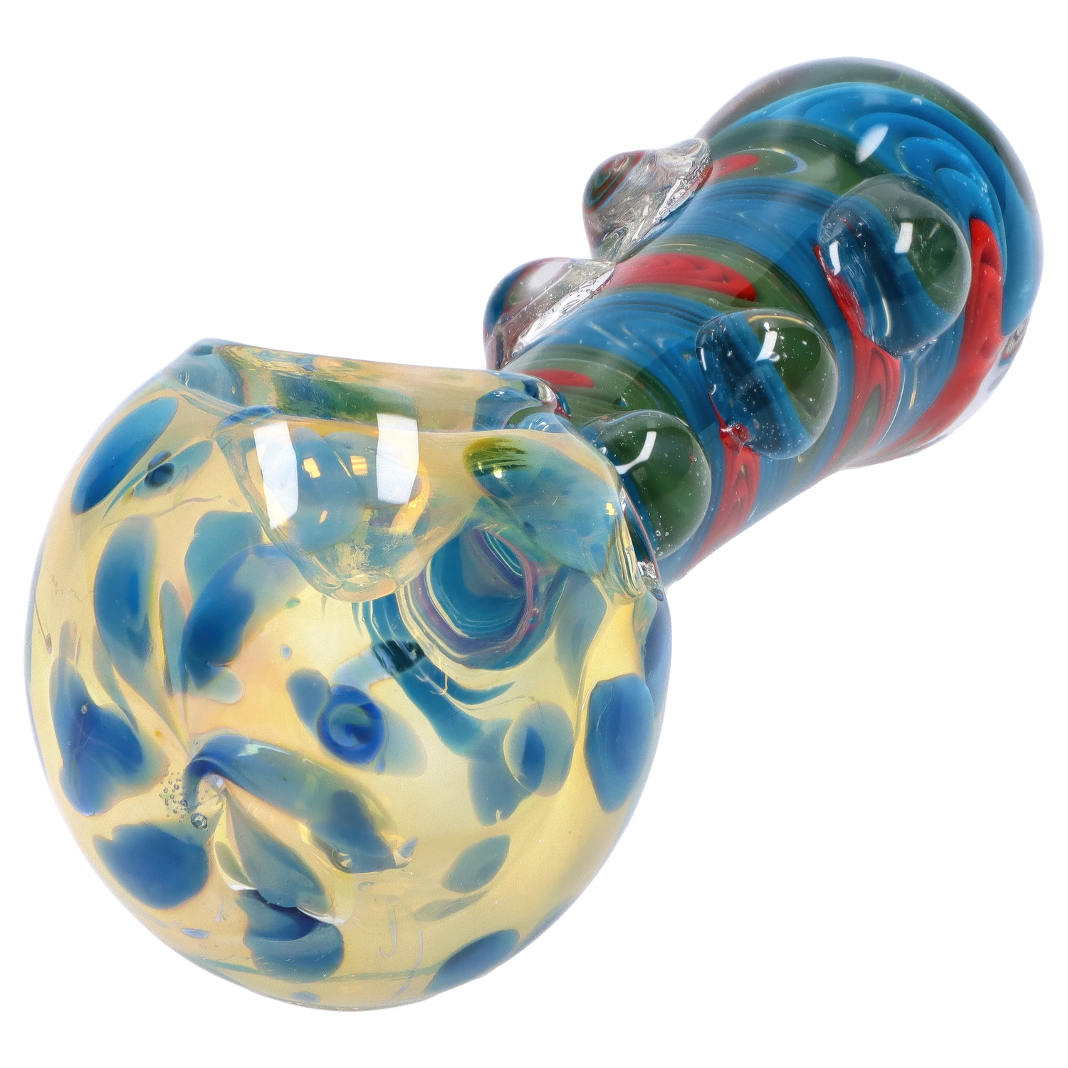 GC Bumpy Color Twist Fume Spoon Pipe