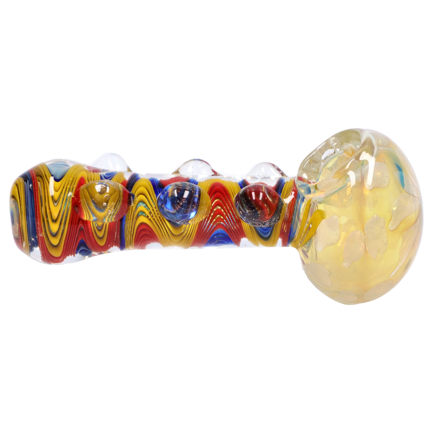 GC Bumpy Color Twist Fume Spoon Pipe