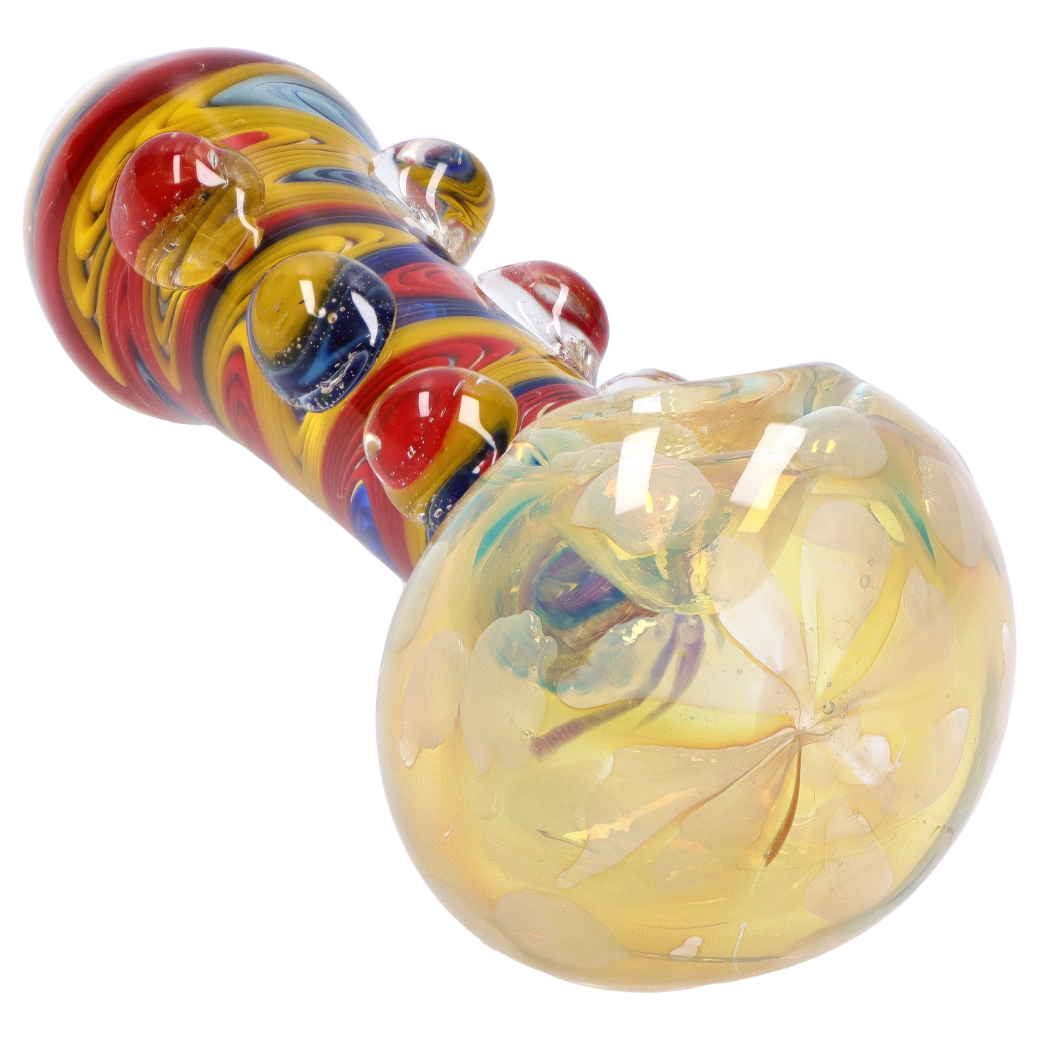 GC Bumpy Color Twist Fume Spoon Pipe