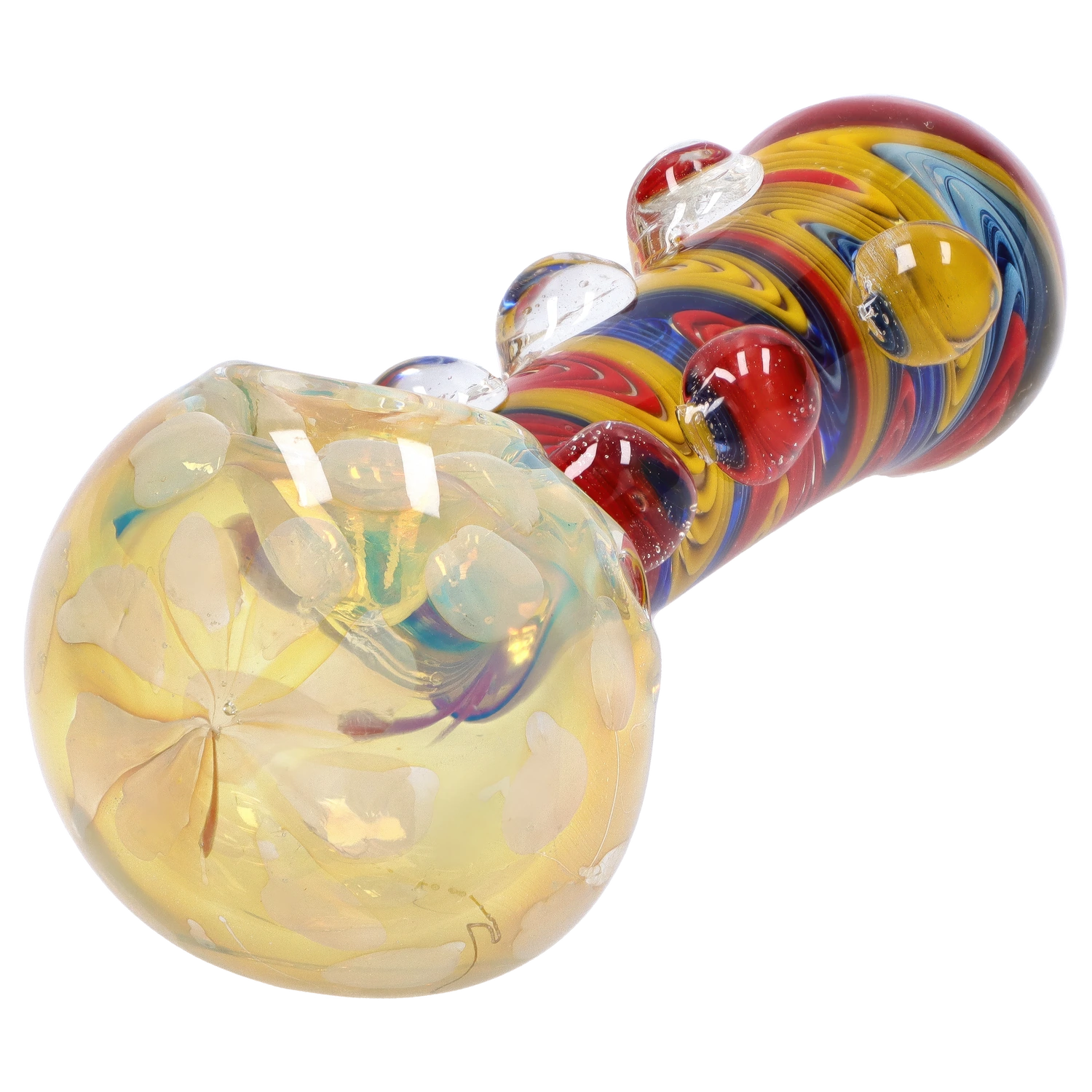 GC Bumpy Color Twist Fume Spoon Pipe
