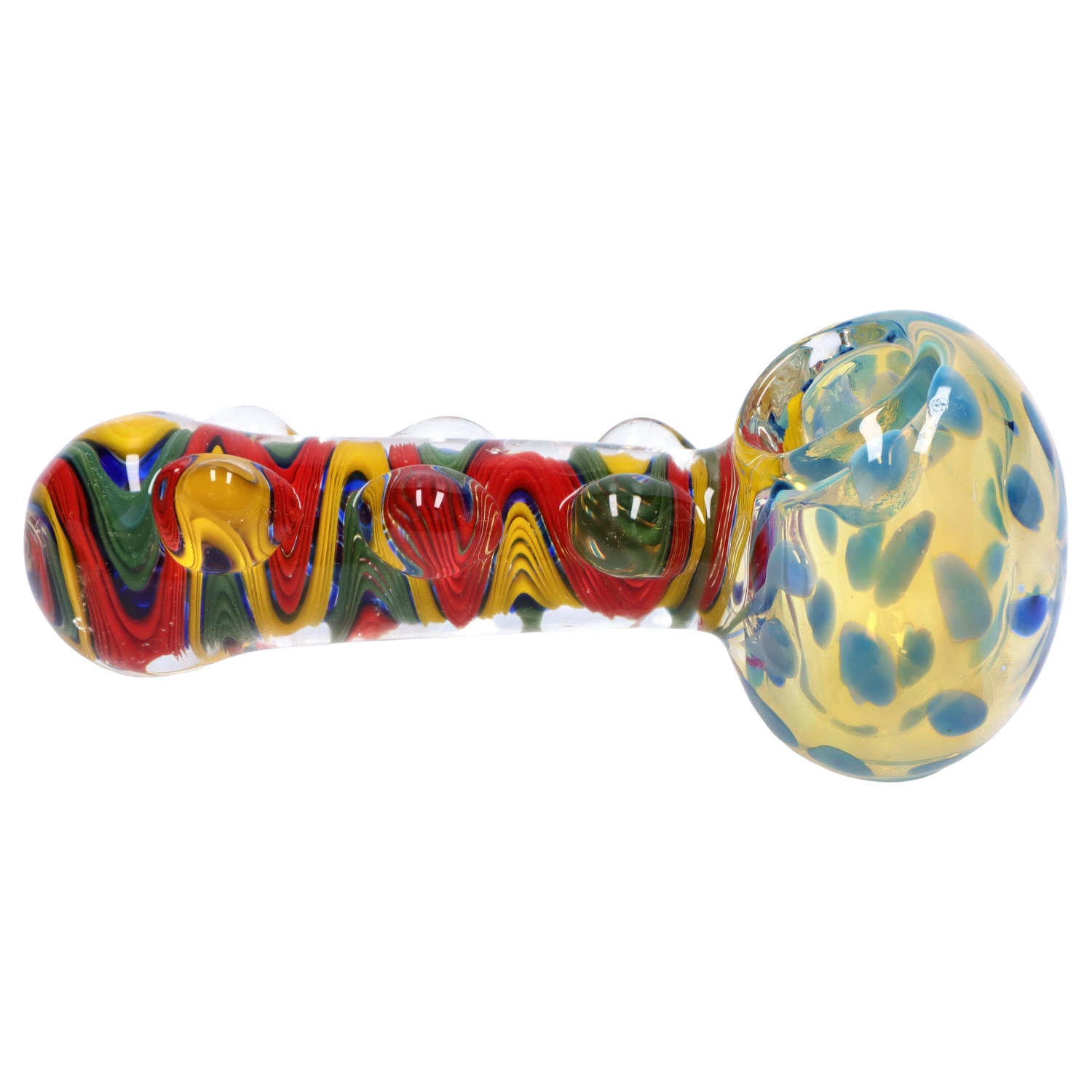 GC Bumpy Color Twist Fume Spoon Pipe