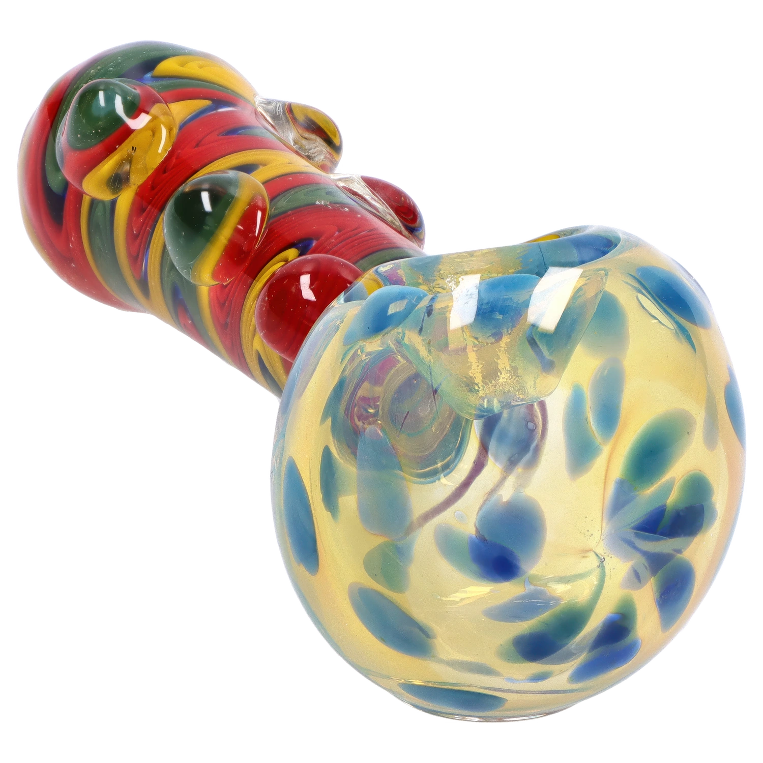 GC Bumpy Color Twist Fume Spoon Pipe