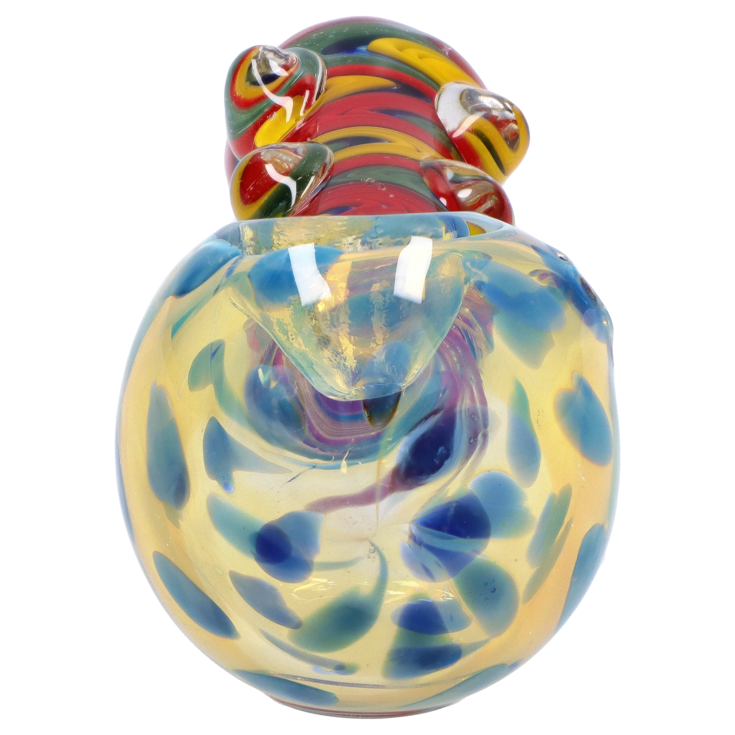GC Bumpy Color Twist Fume Spoon Pipe