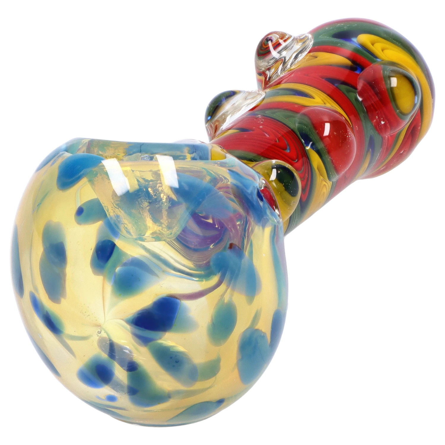 GC Bumpy Color Twist Fume Spoon Pipe
