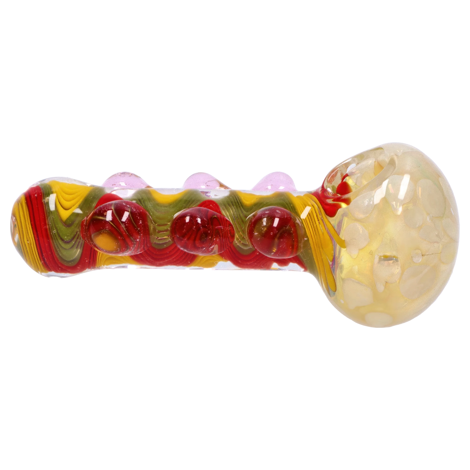 GC Bumpy Color Twist Fume Spoon Pipe