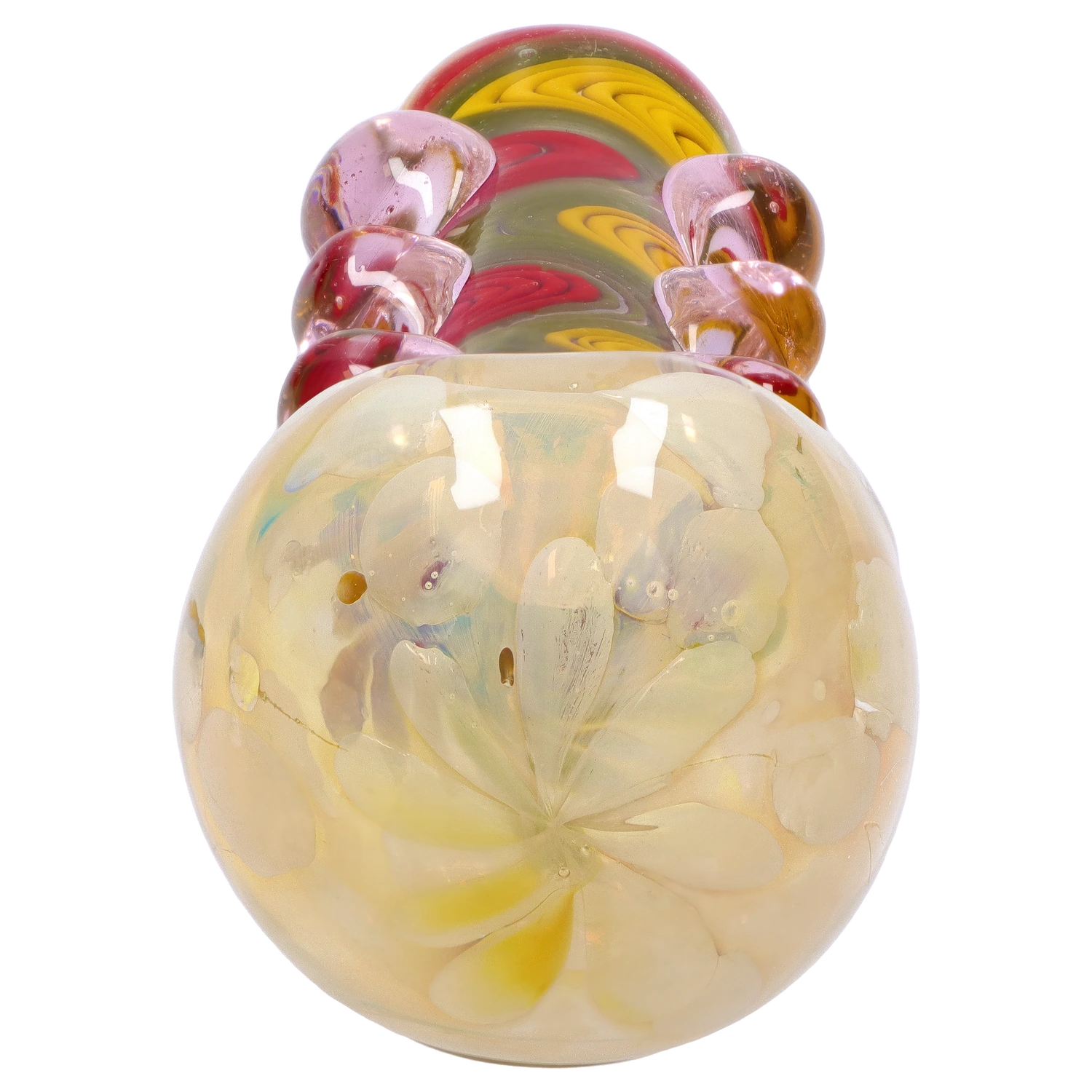 GC Bumpy Color Twist Fume Spoon Pipe