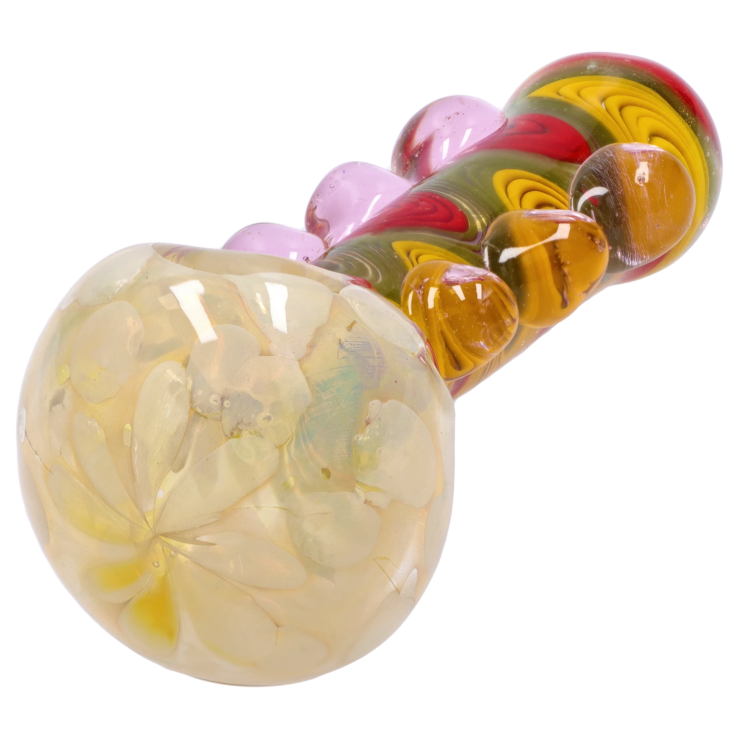 GC Bumpy Color Twist Fume Spoon Pipe