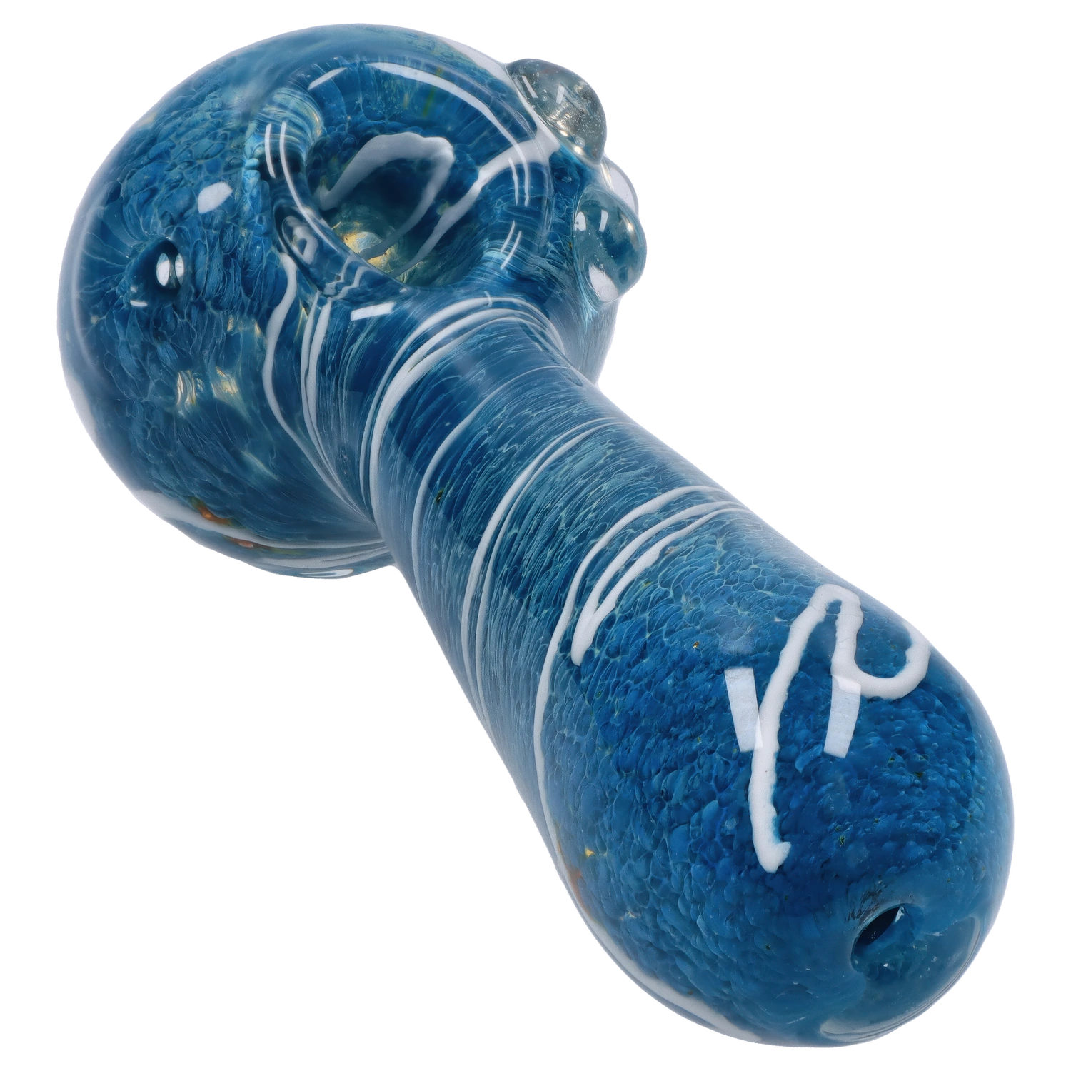 GC Fancy Frit with Streak Spoon Pipe