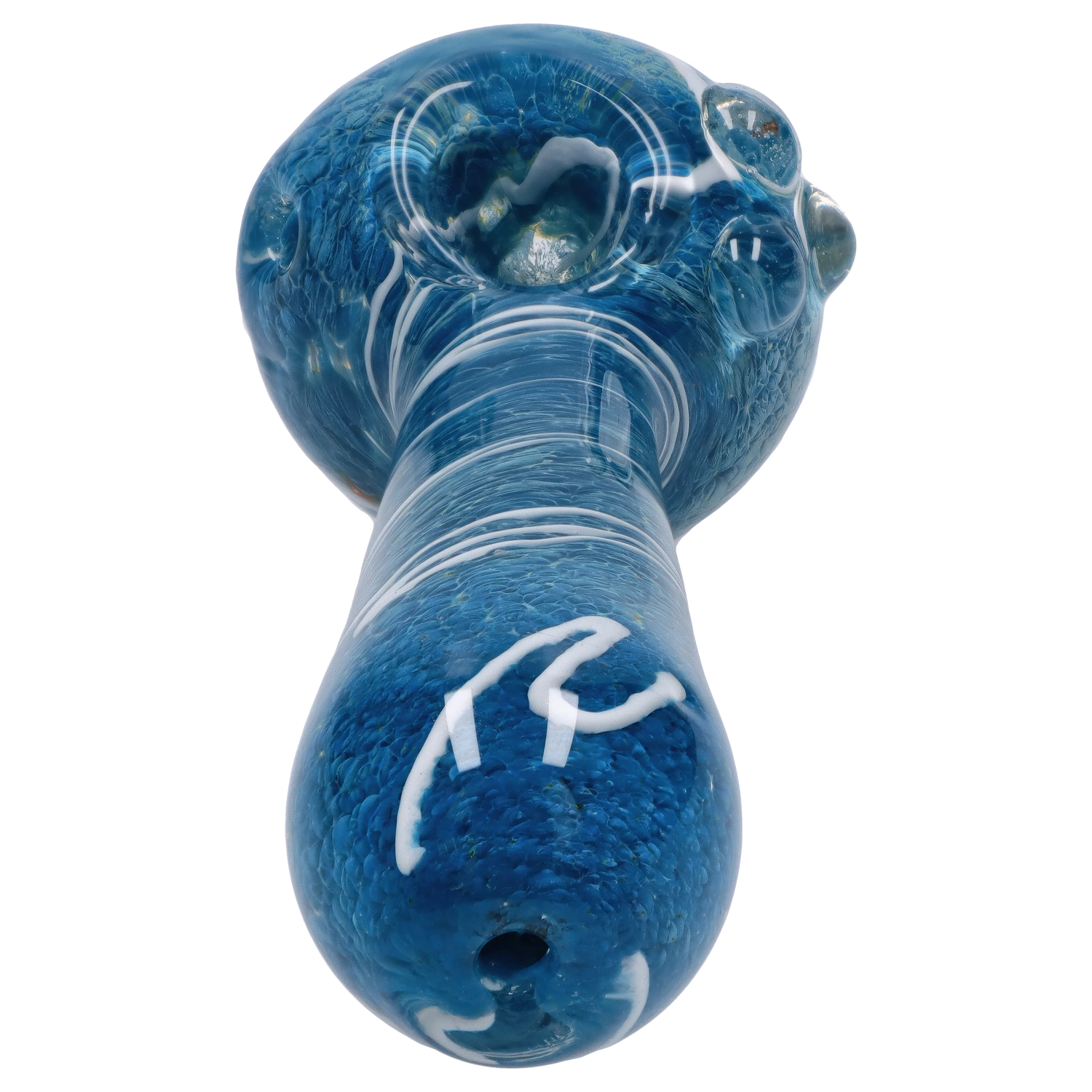 GC Fancy Frit with Streak Spoon Pipe