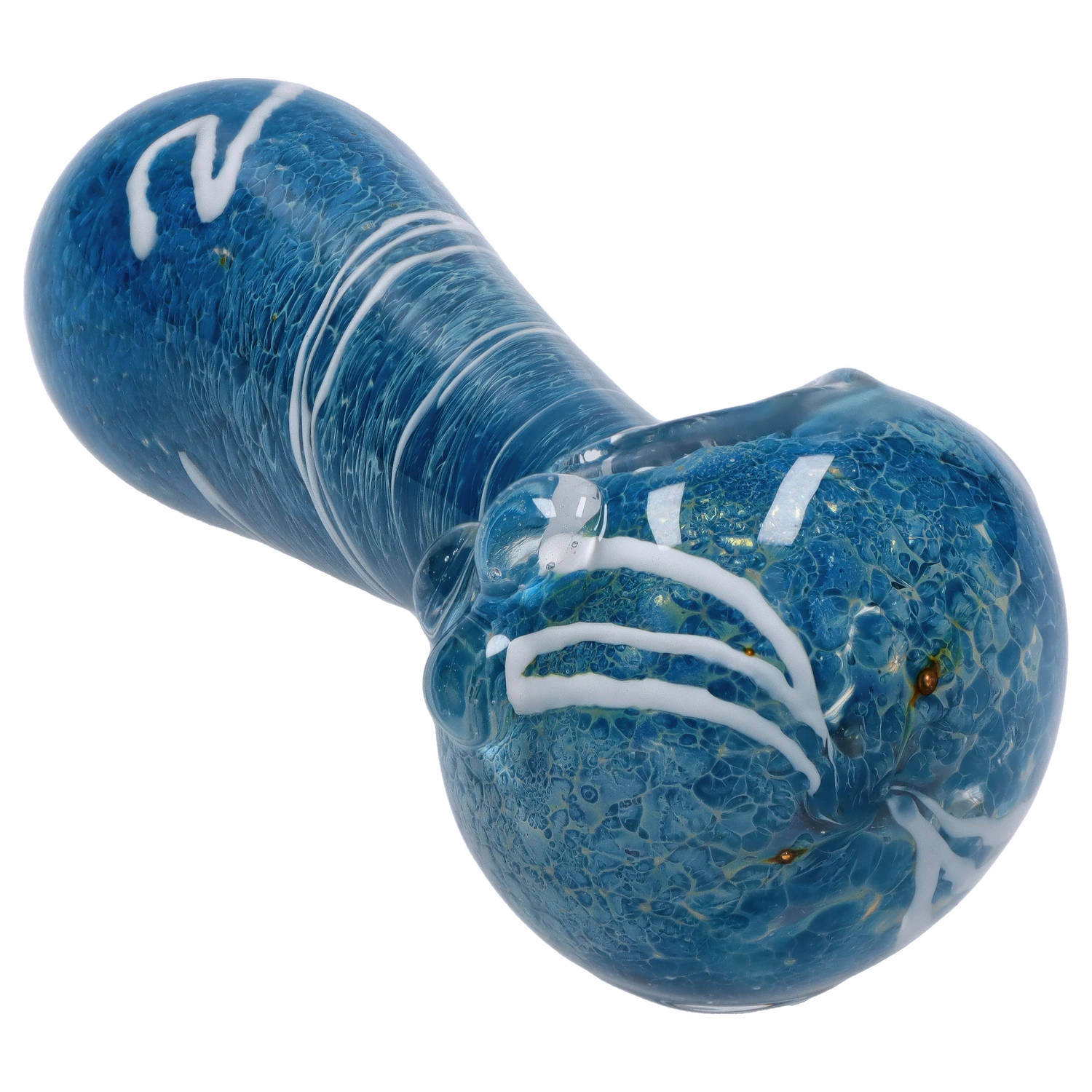 GC Fancy Frit with Streak Spoon Pipe